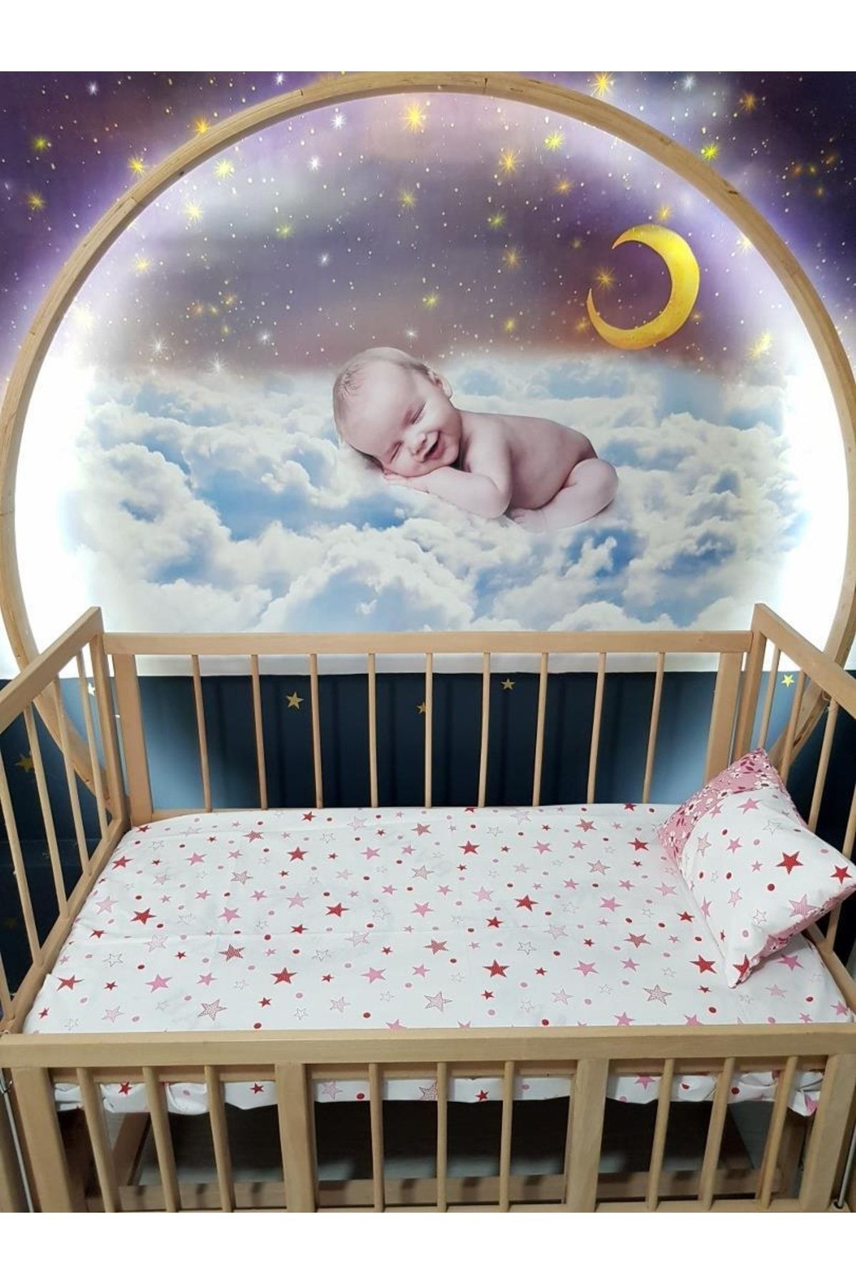 Baby bed sheet pattern sale