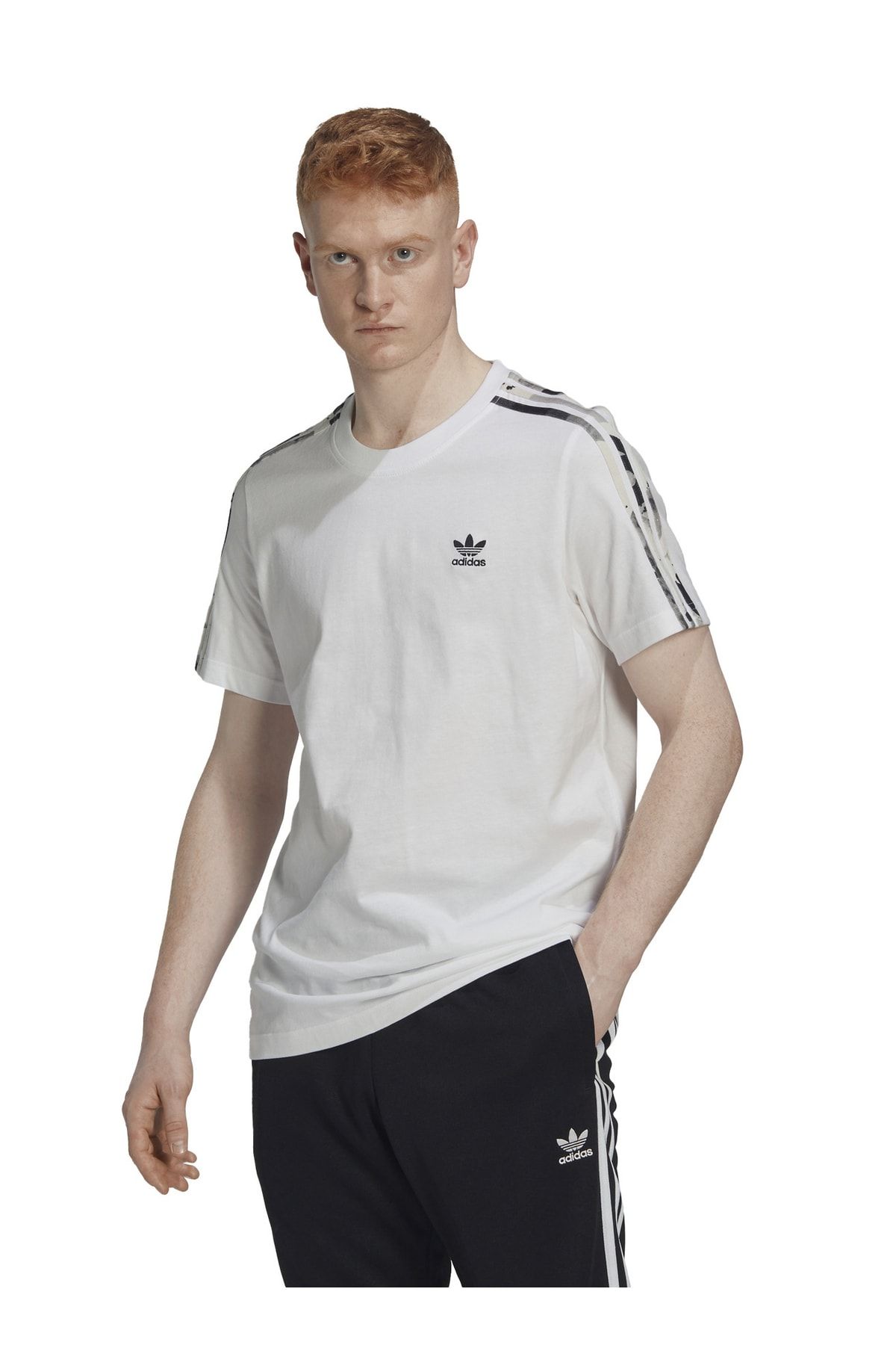 Plain white deals adidas t shirt