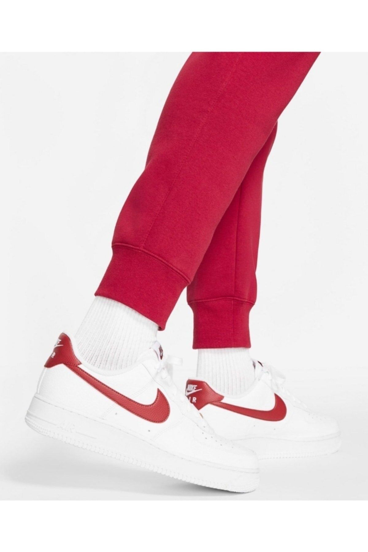 Red and white nike sweatpants sale