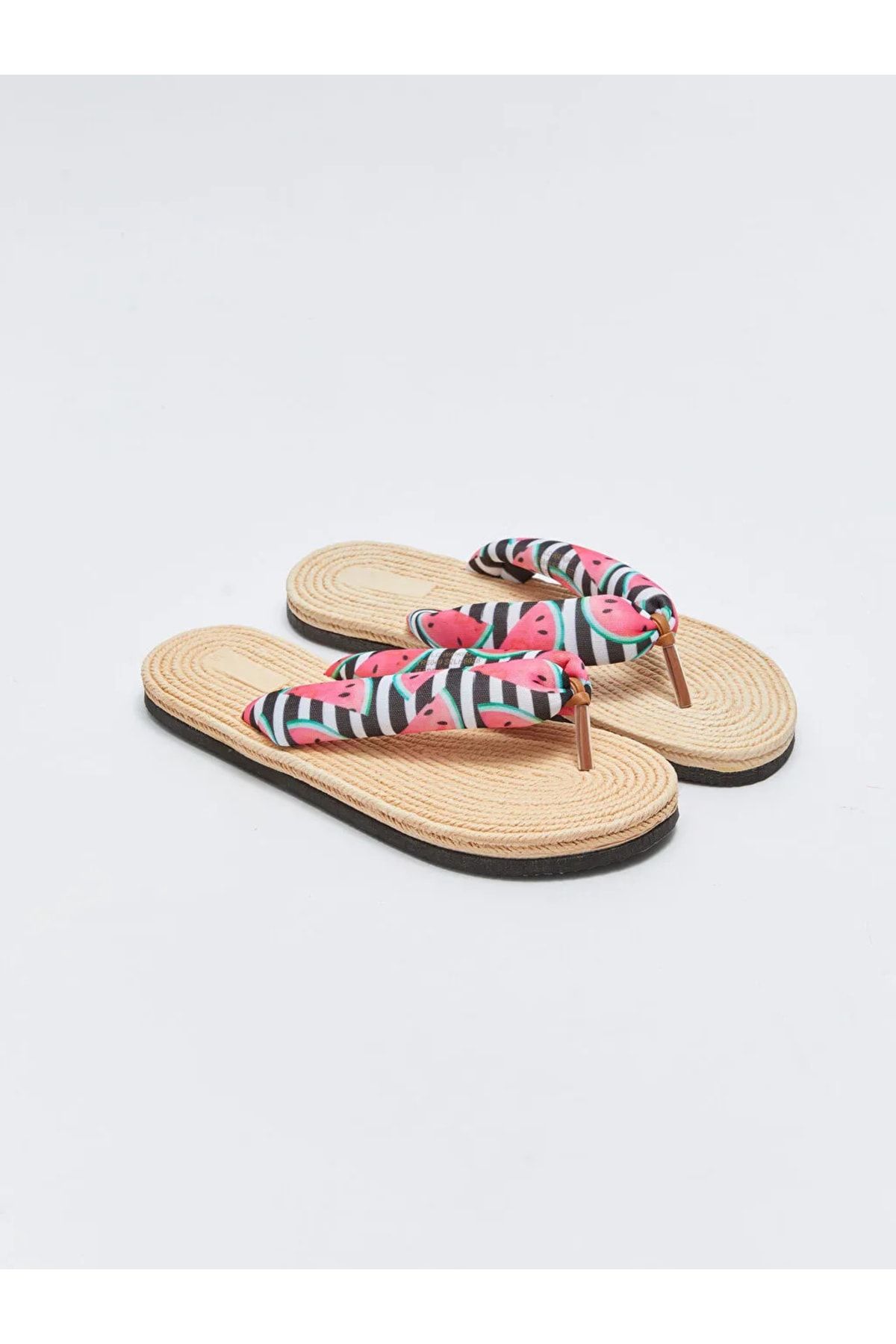 LC Waikiki Printed Flip Flops Women s Beach Slippers Trendyol