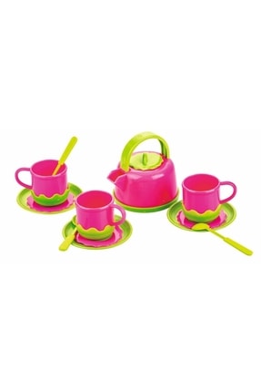 Vakumlu Renkli 10 Parça Çay Seti Oyuncak Bisepetim Image 1