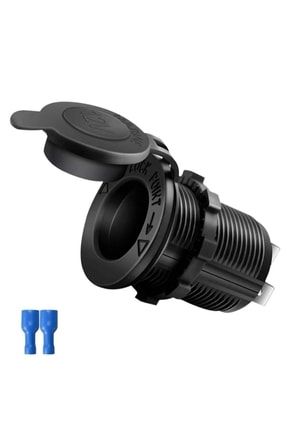 Oto Çakmak Fiş Çakmaklık Dişi Pano Tip 30mm Şase Monteli Fişli Image 0