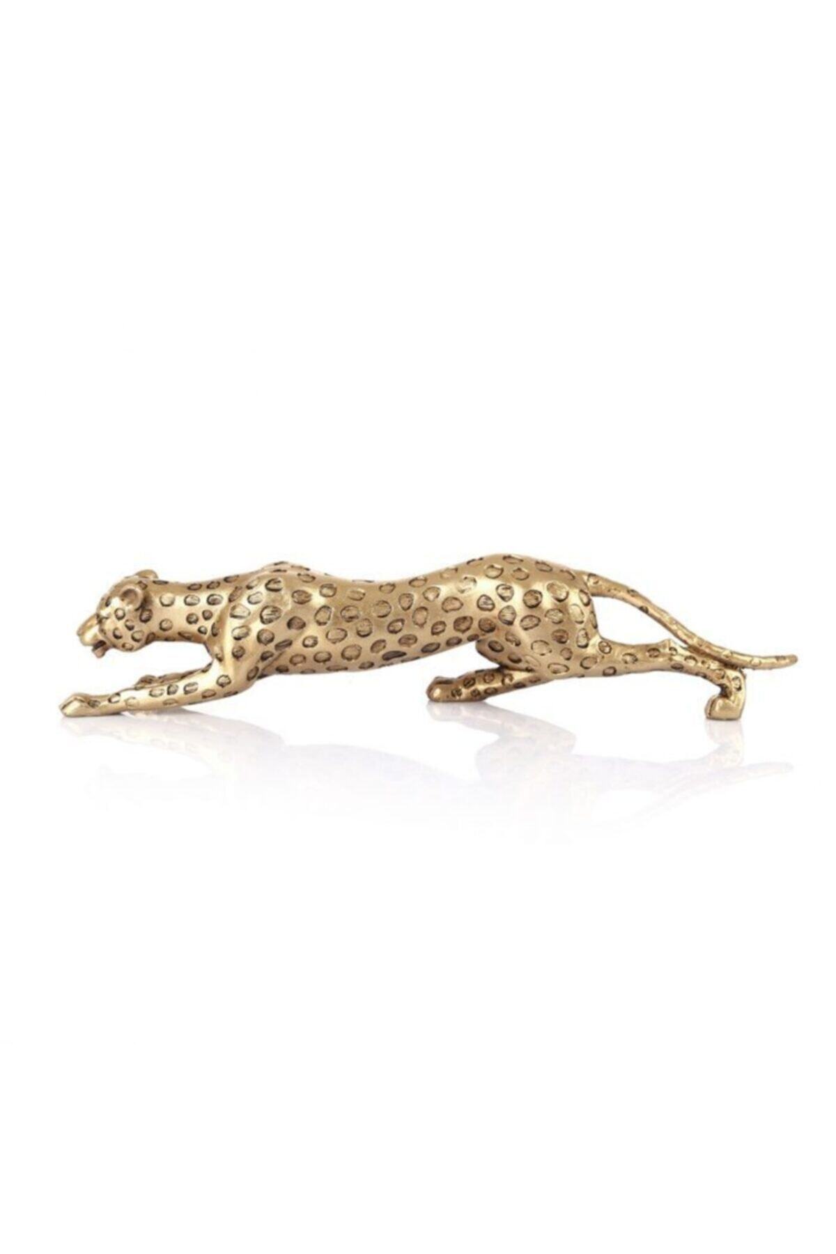 MOSSA HOME Gold Leopar Biblo 45*7 Cm