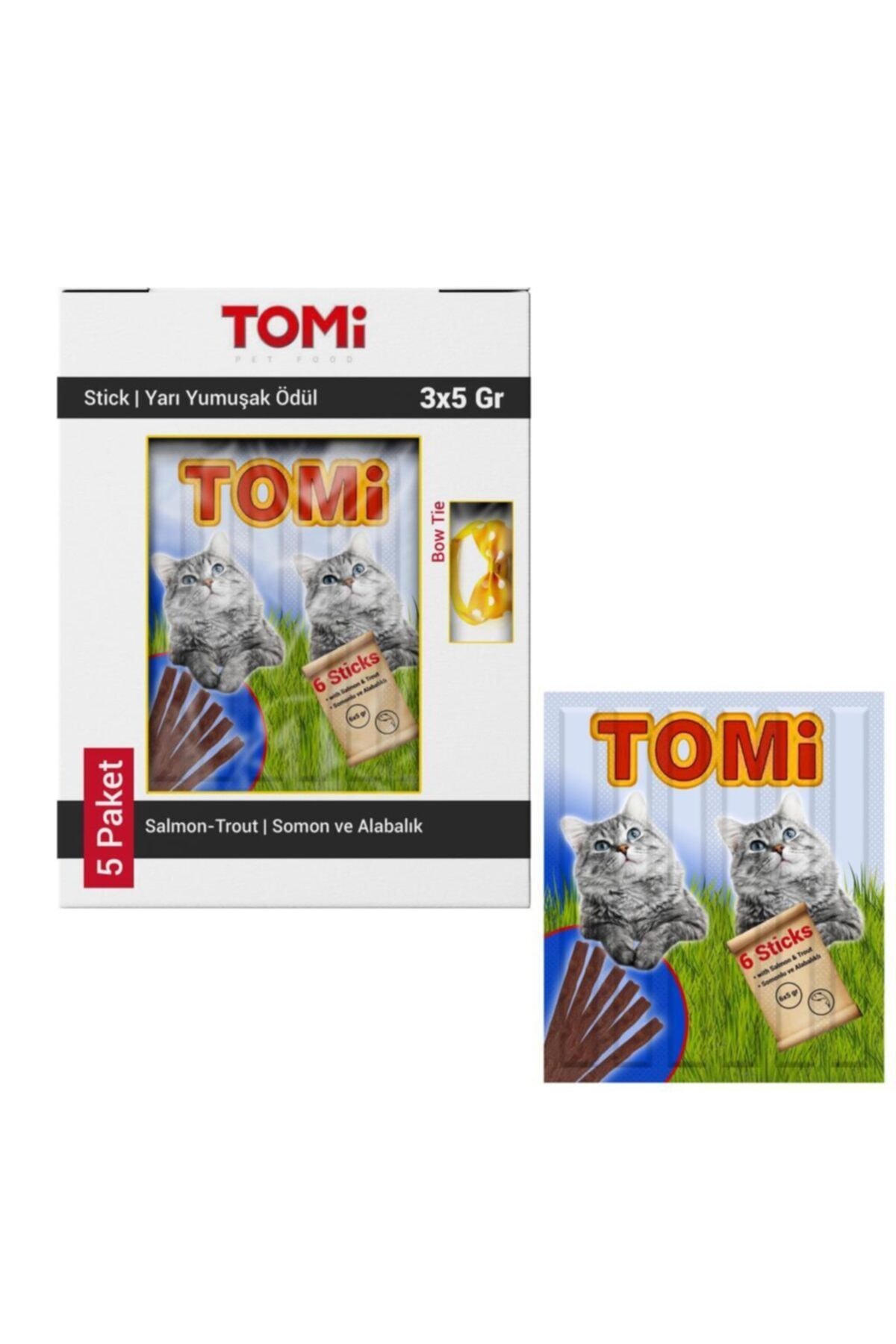 Tomi Somon-alabalık Yumuşak Kedi Ödülü 5x30 gr