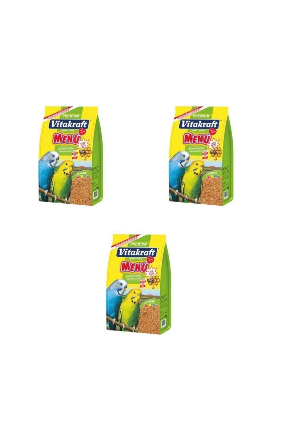 Vitakraft Vital Menu Muhabbet Kuşu Yemi 1000 gr 3 Adet
