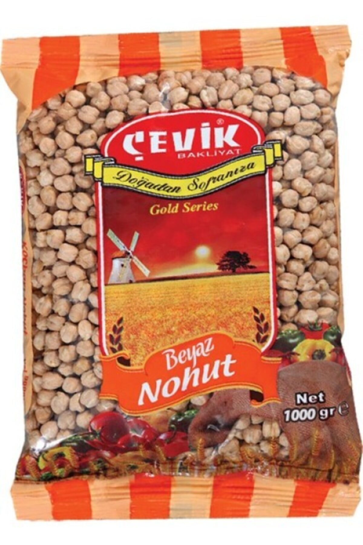 Çevik Nohut Beyaz 1000 gr 12 Adet