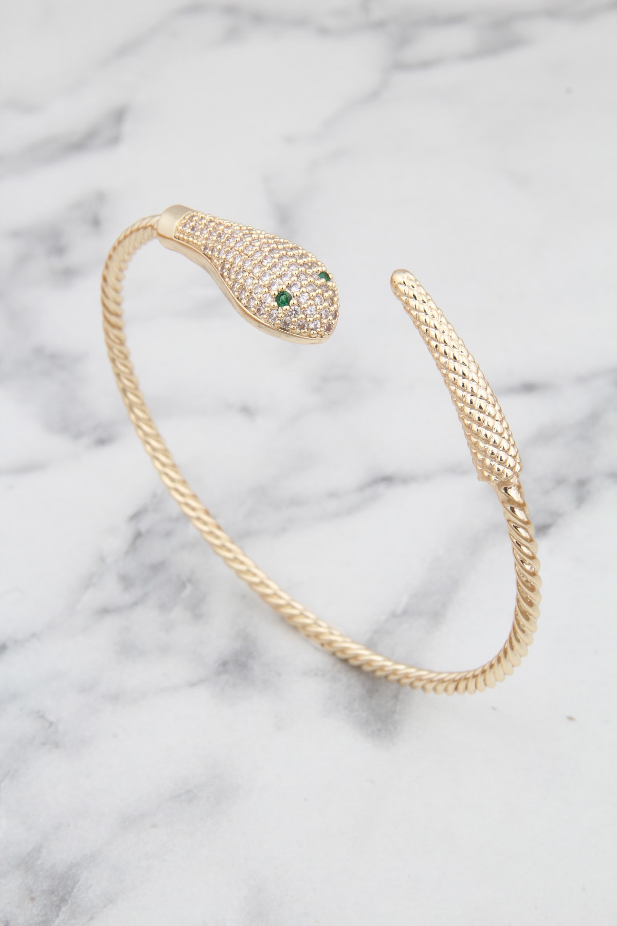 Pelin Aksesuar Kadın Yılan Figürlü Sarmal Bileklik