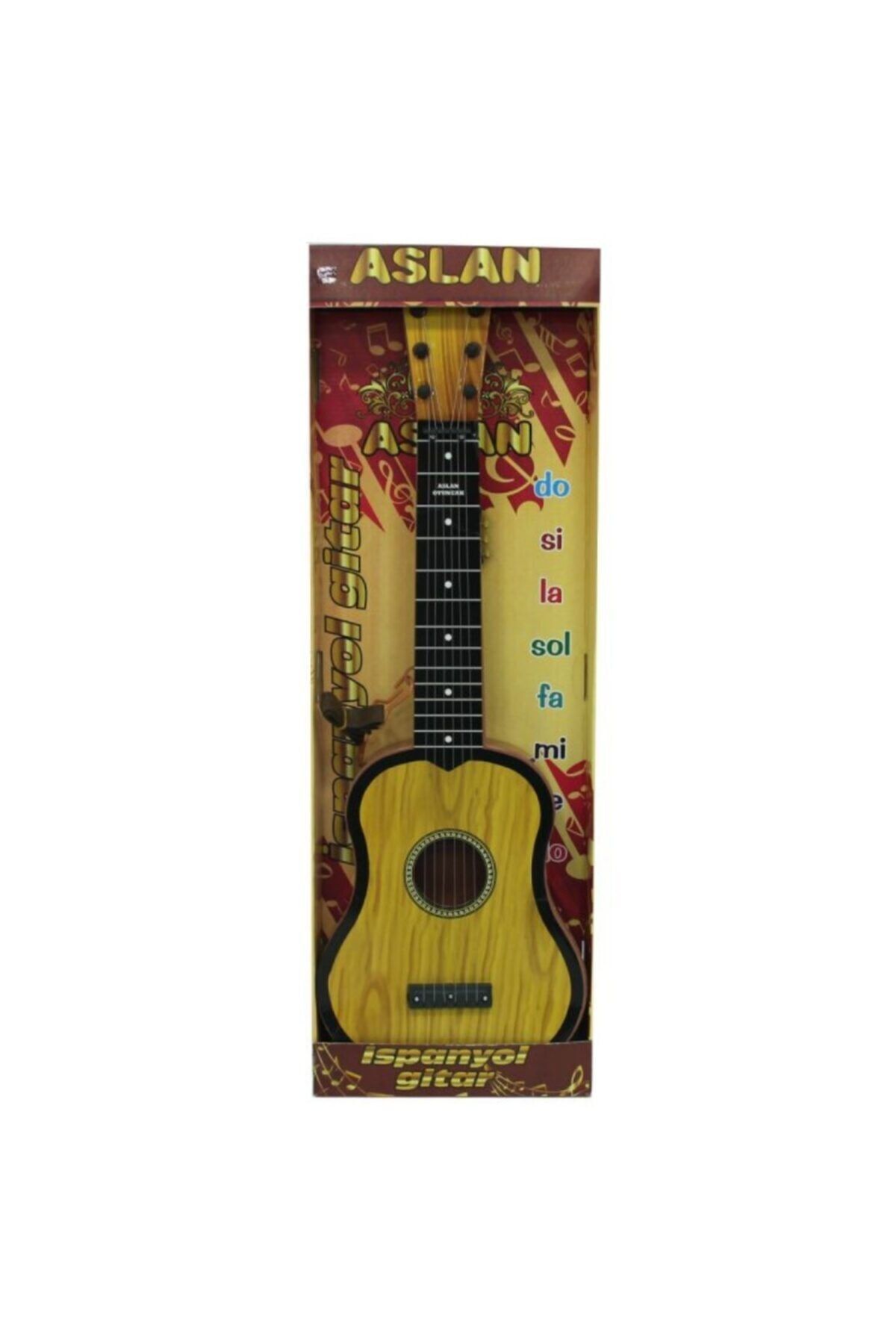 Aslan Büyük Ispanyol Oyuncak Gitar Çocuk Aktivite Oyunu