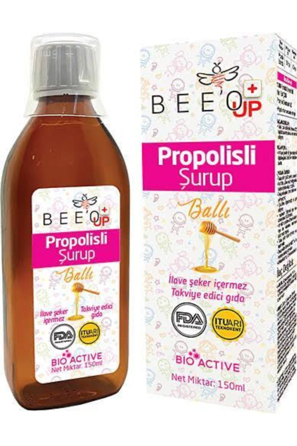 BEE'O Up Ballı Propolis Şurup 150 ml
