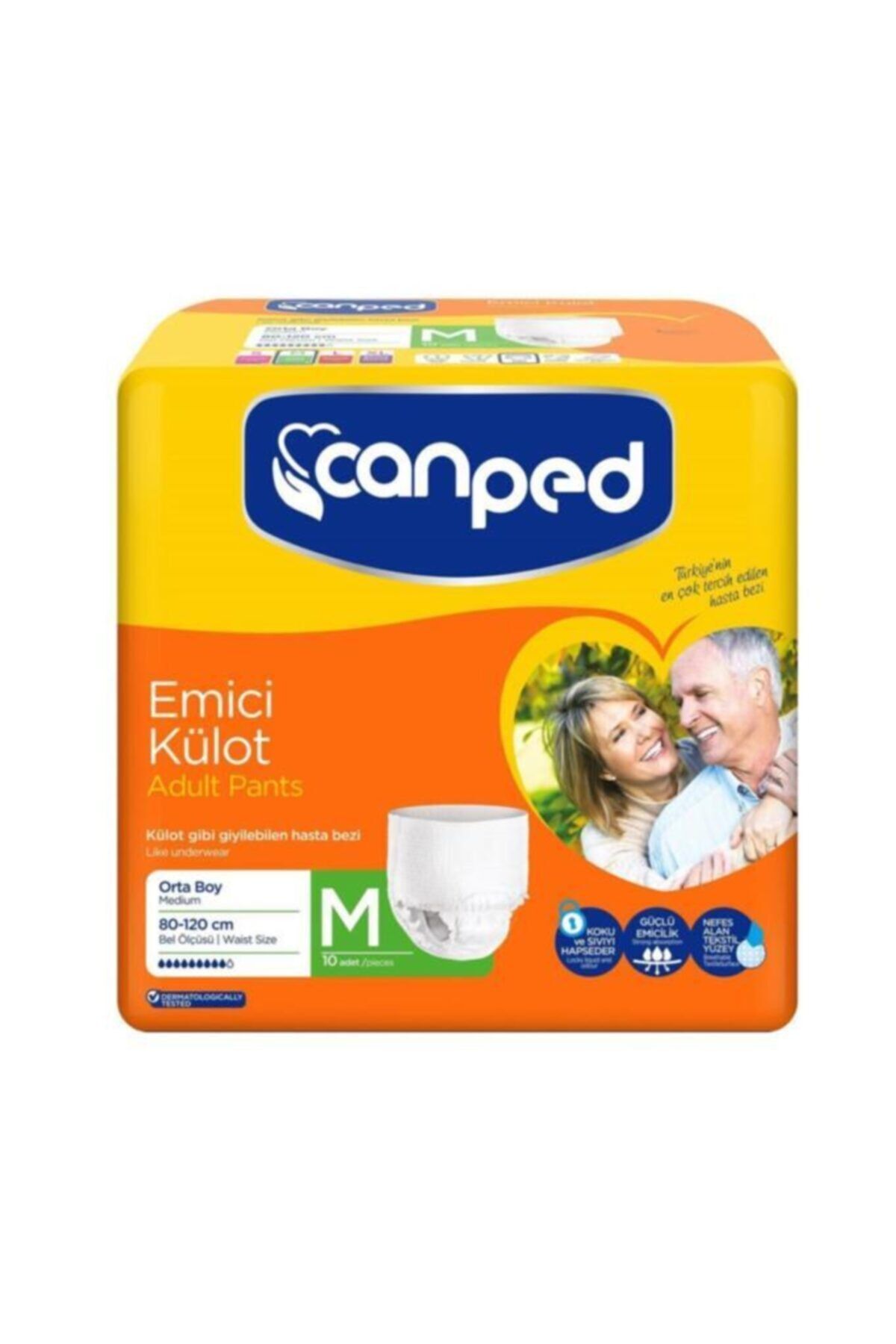 Canped Emici Külot Orta Boy 10'lu