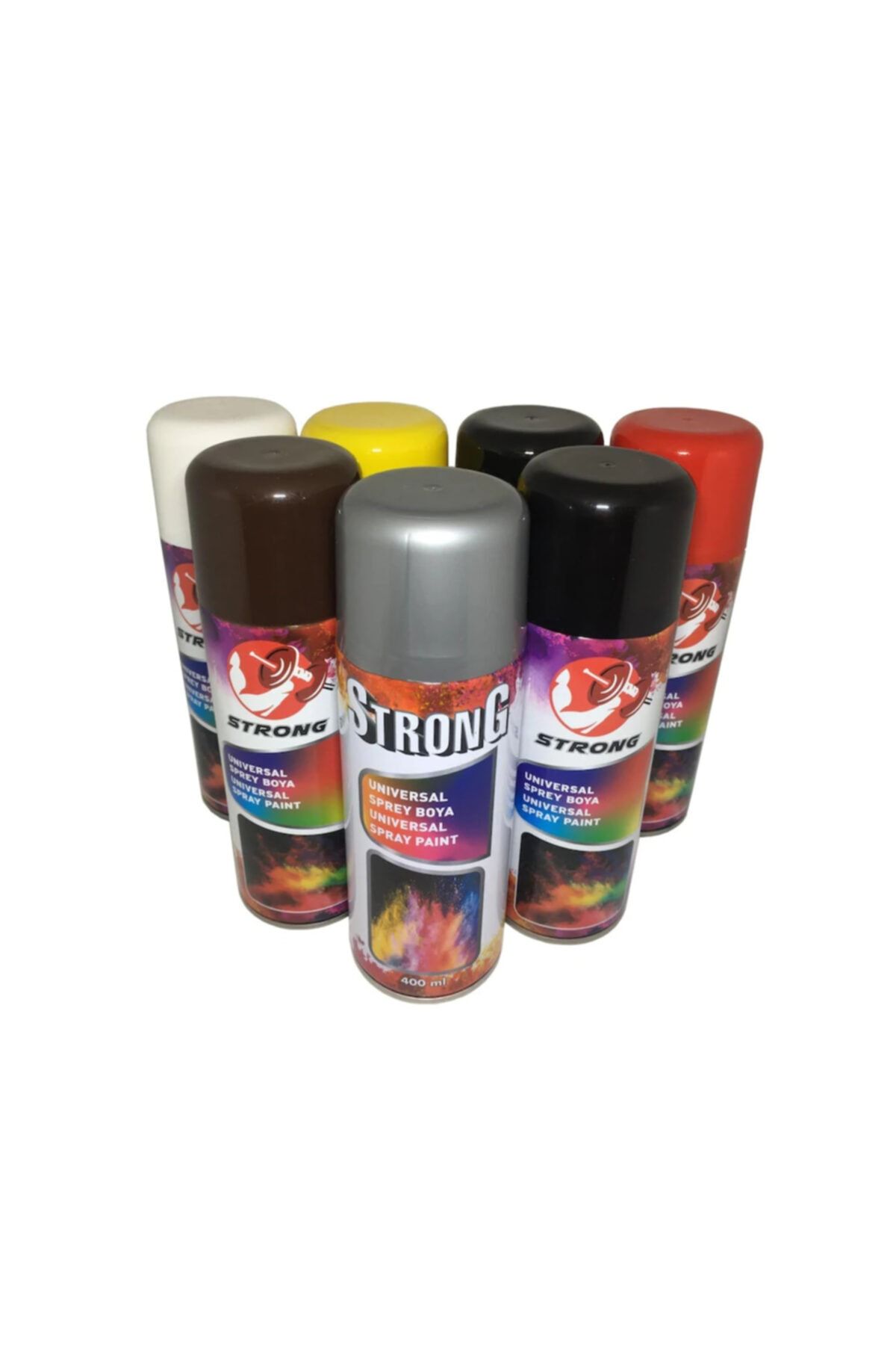 strong ahsap metal plastik boyama sprey boya koyu kahve 400ml fiyati yorumlari trendyol