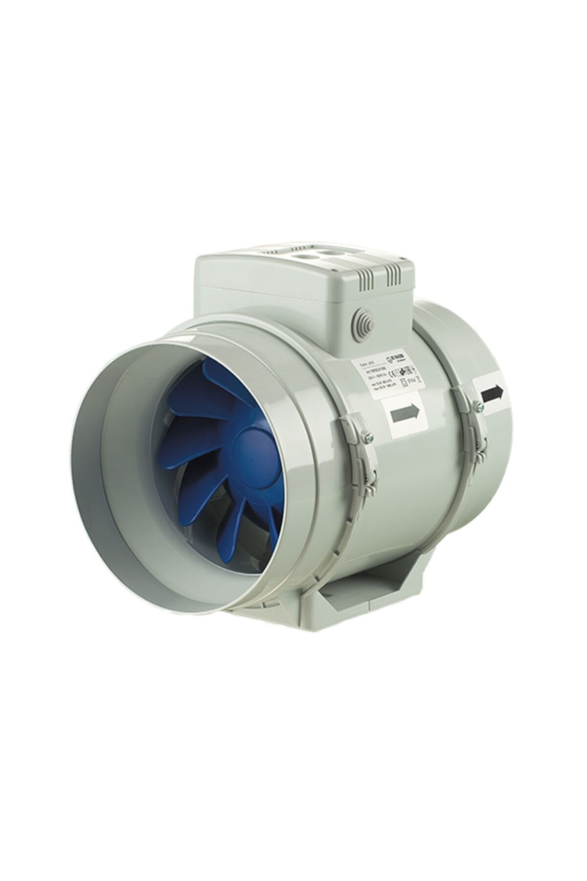 Blauberg Turbo 250 Kanal Tipi Karışık Akışlı Fan  1360-1070m³/h