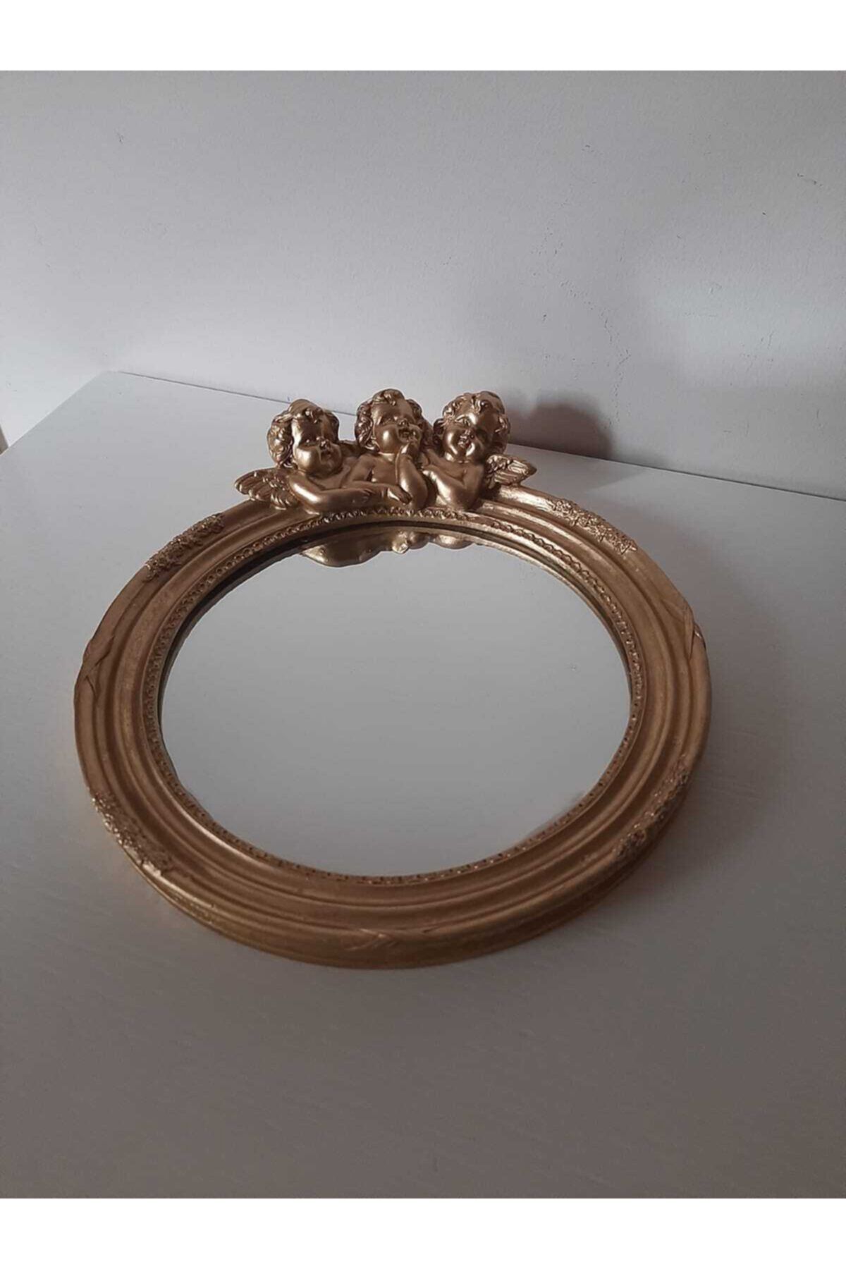 umrngnldesign Altın Aynalı Sunum Tepsisi