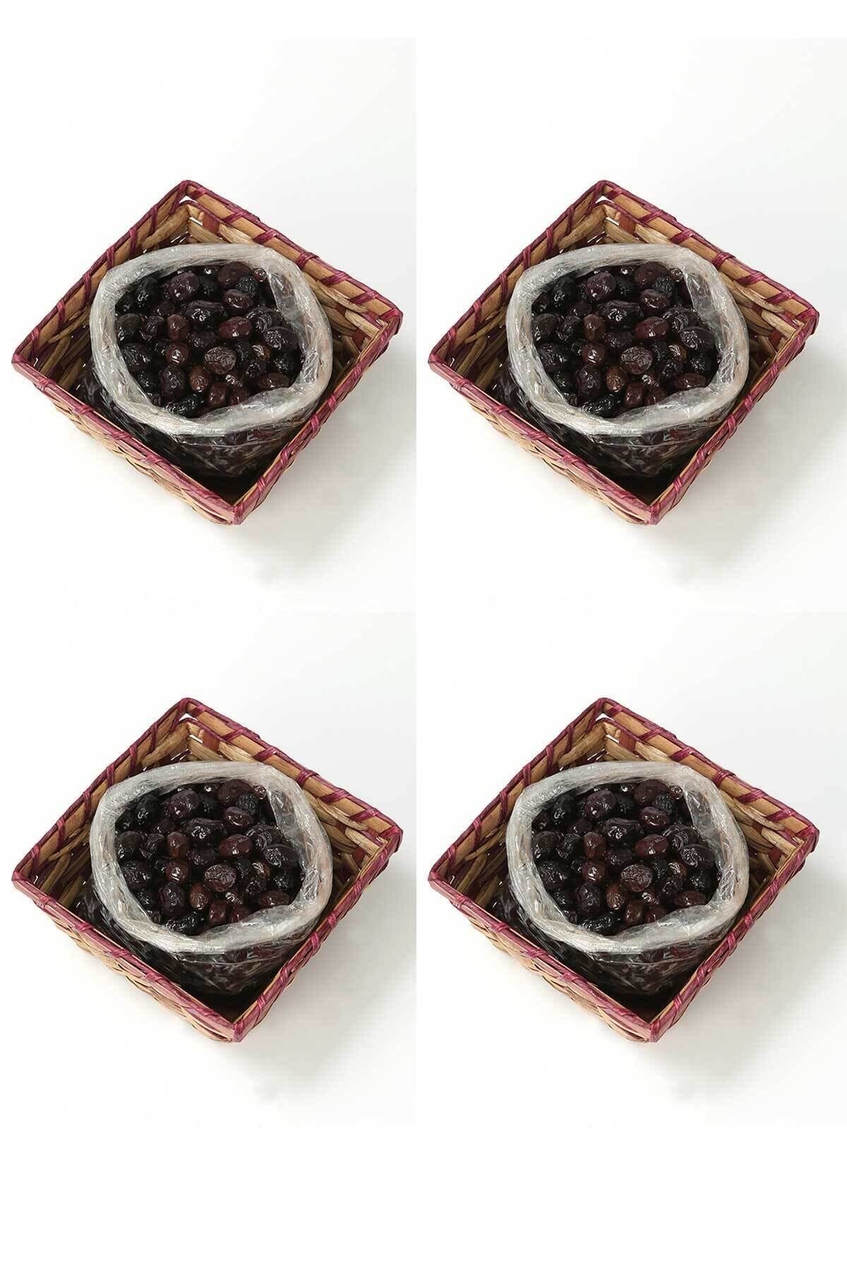 RoseinHouse Siyah Zeytin 1 Kg 4'lü Set