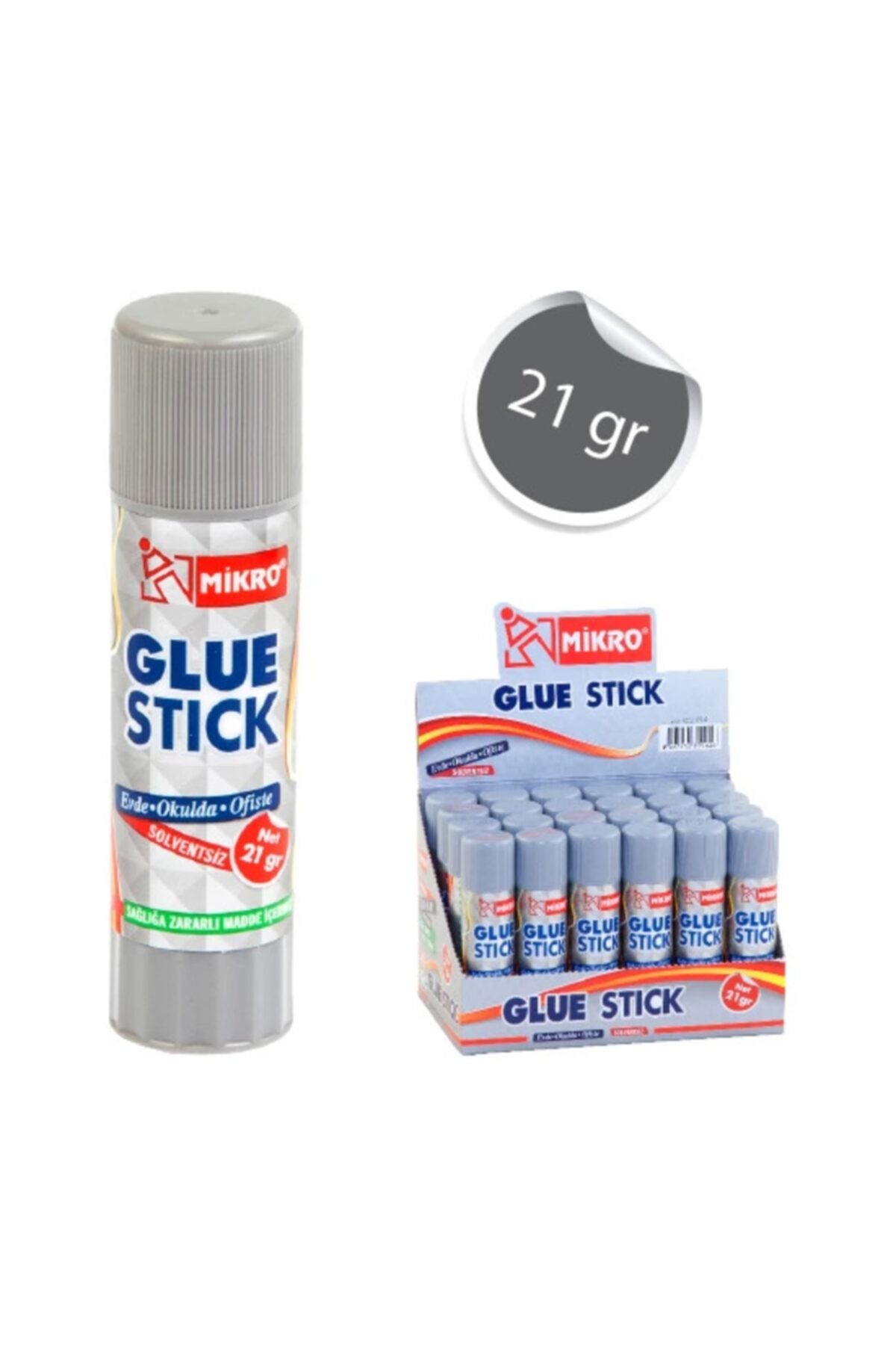 Mikro Glue Stick Yapıştırıcı 21gr 24'lü