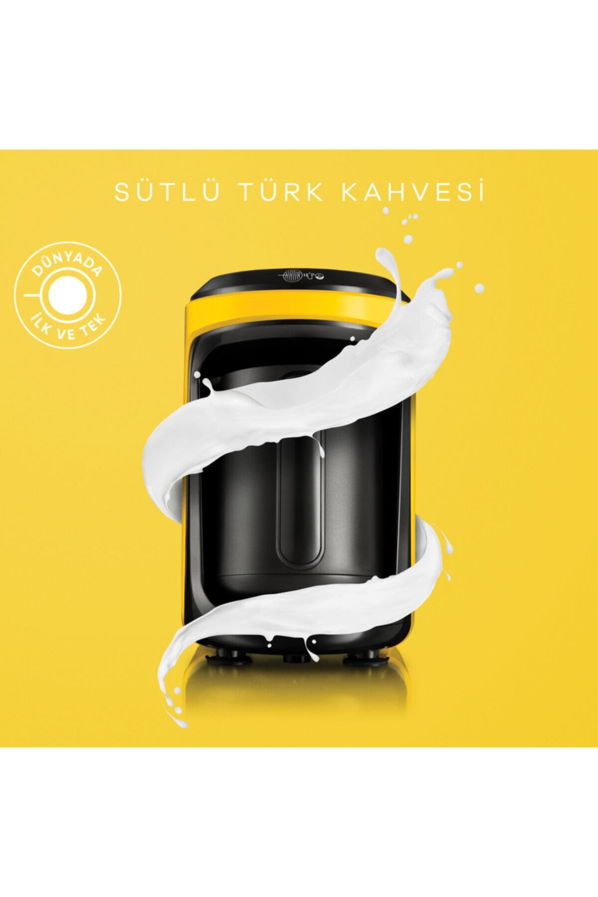 Karaca Hatır Hüps Sütlü Türk Kahve Makinesi Sarı