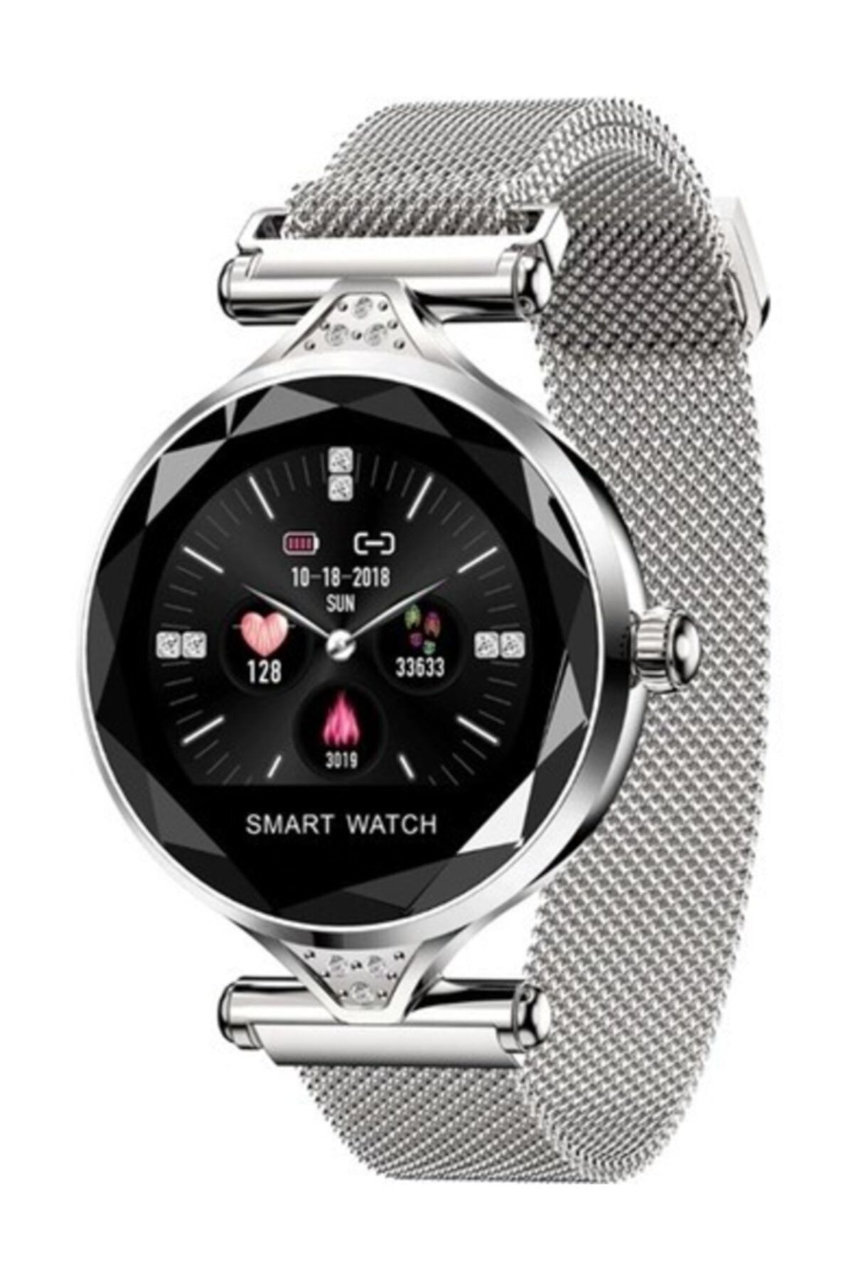 pazariz H1 Bayan Akıllı Saat Smart Watch Konuşma Özellikli Özel Seri - Ithalatçı Garantili