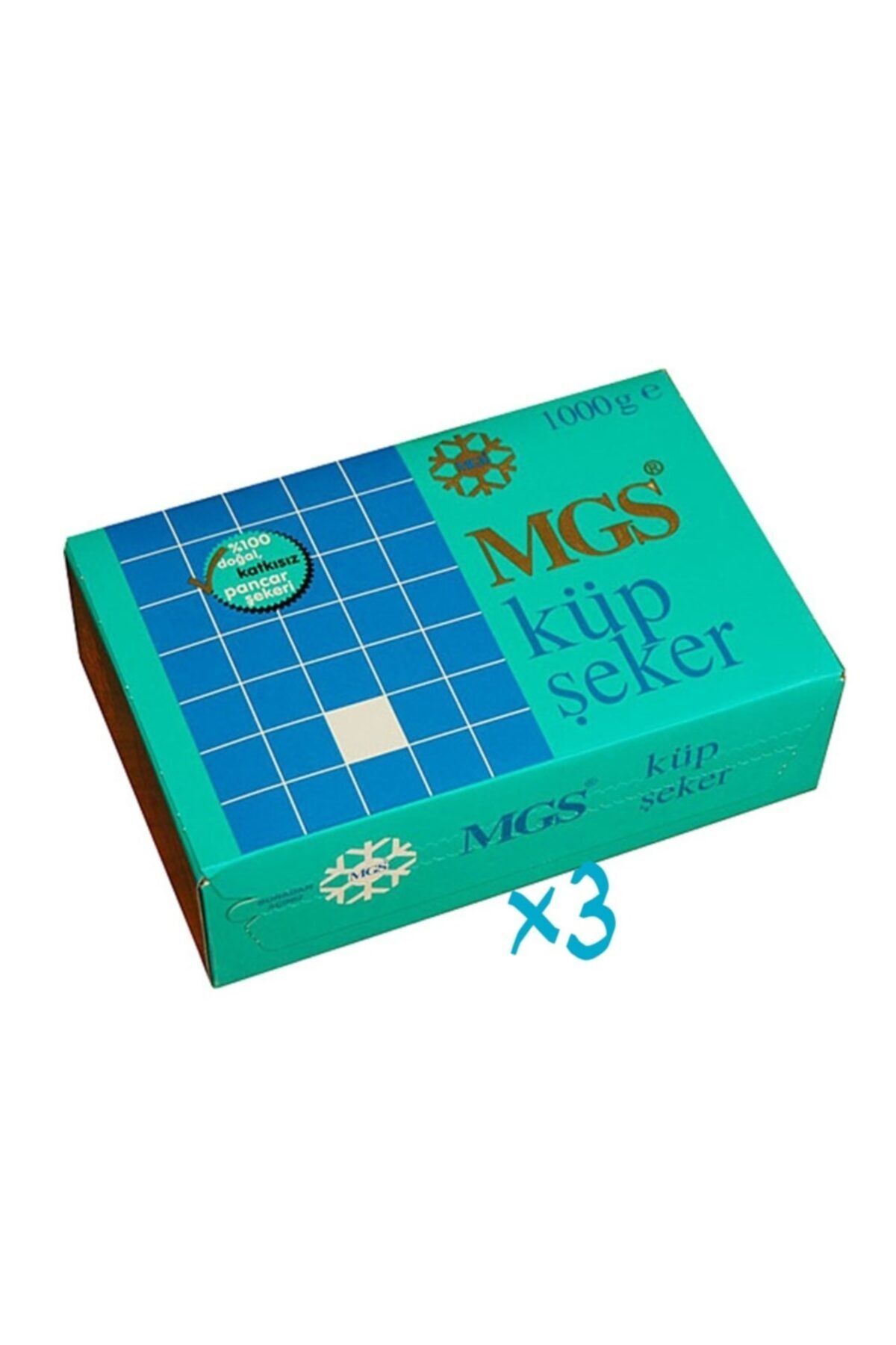 Mgs Küp Şeker 1000 Gr.*3 Paket
