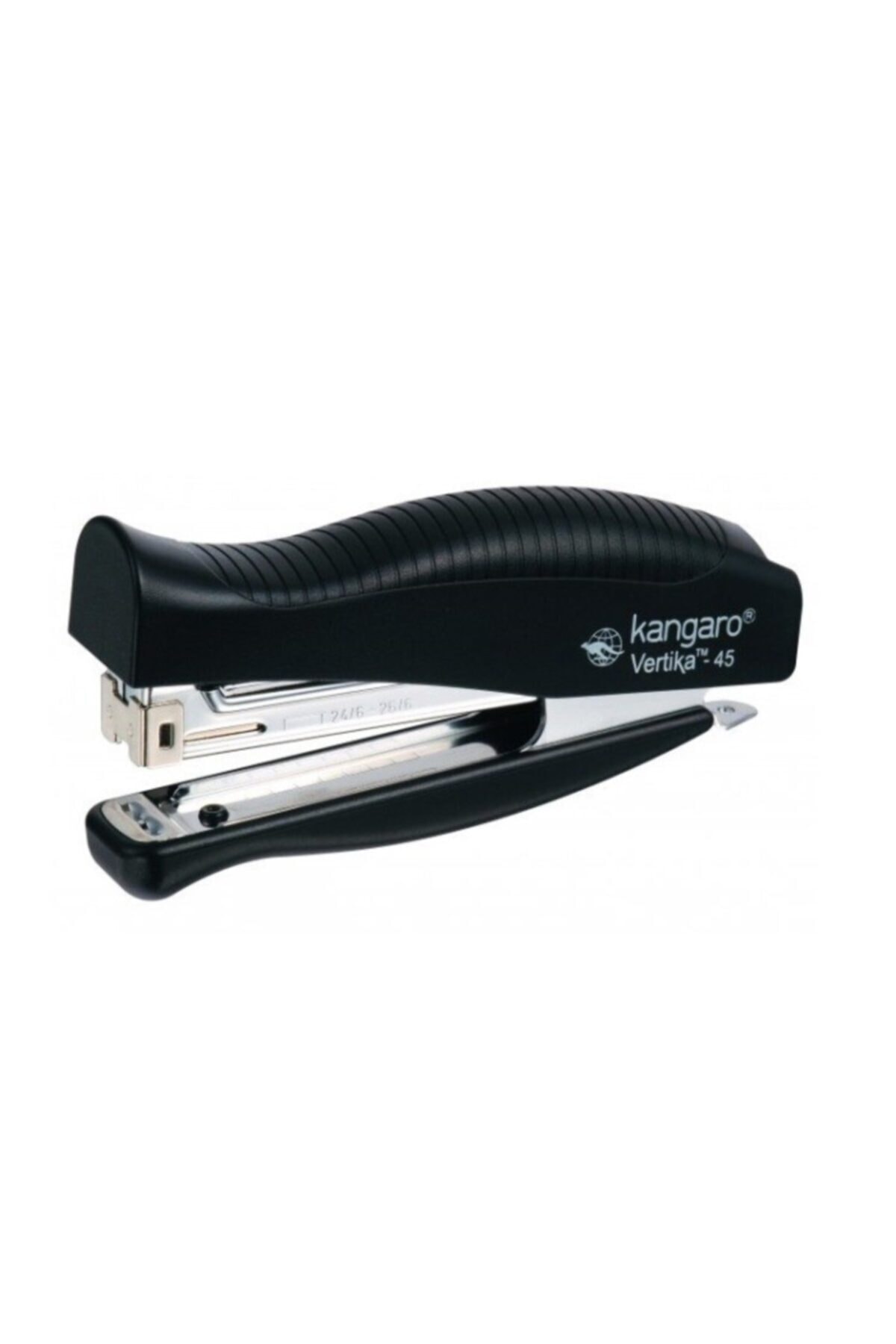 Kangaro Büyük Zımba Makinası 30 Sayfa 24-6 Ve 26-6 Siyah Vertika-45