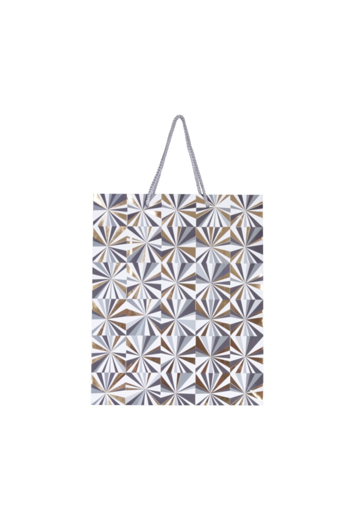 PAKETPARTİ Desenli Kağıt Çanta 26x32x12 (12'li) 2018-14