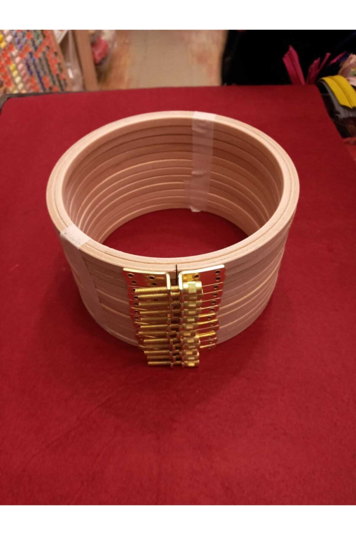 CANER TUHAFİYE 12li 5 Numara 23cm Ahşap Vidali Pano Işleme Kasnak