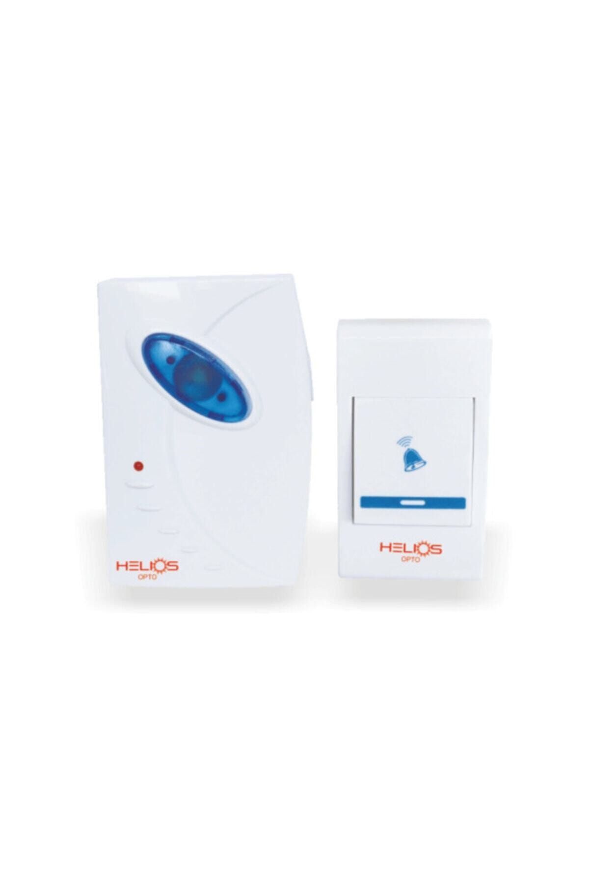 Helios Opto Tek Zilli Tek Kumandalı Kablosuz Kapı Zili