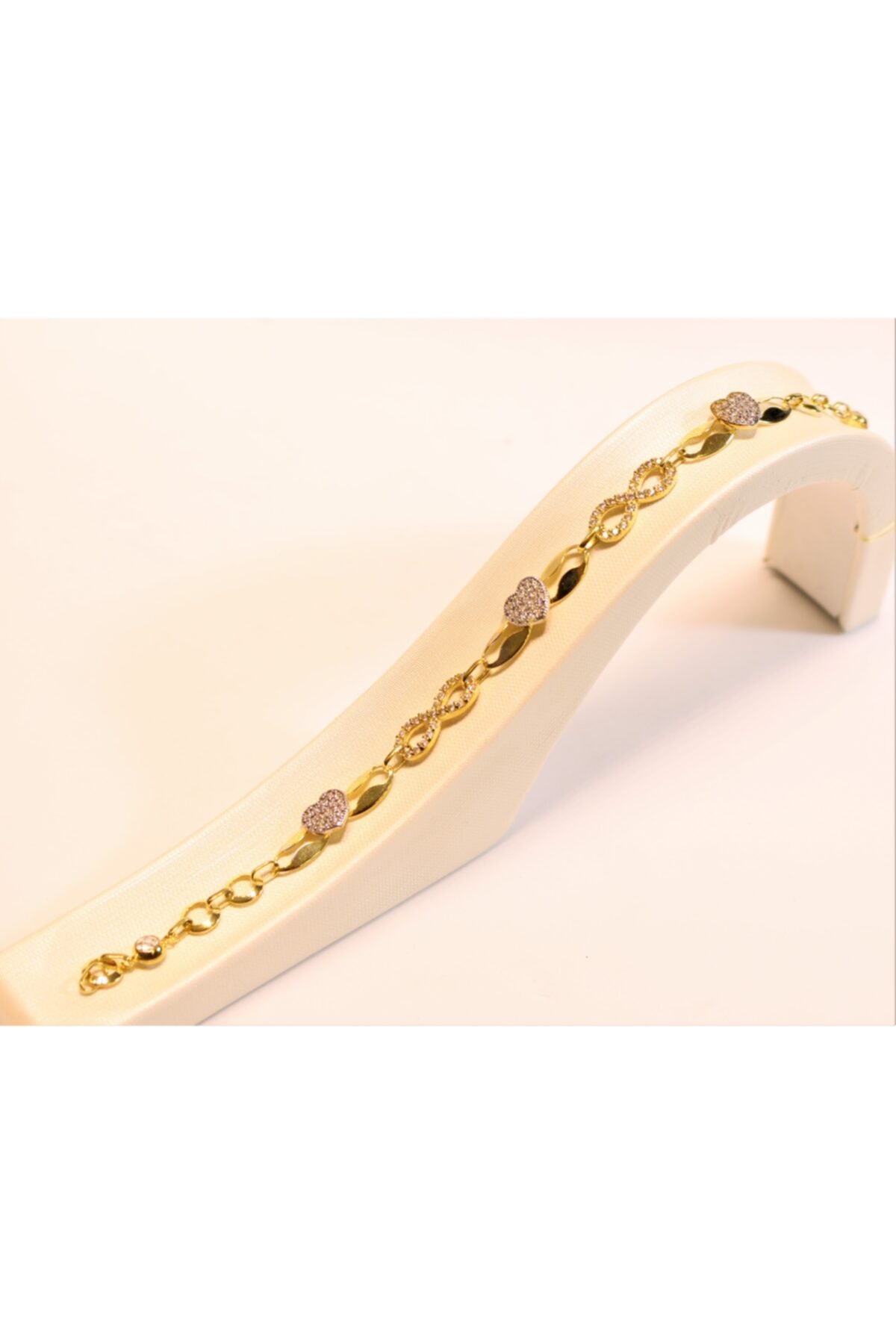 Ateş Sonsuzluk Kalpli Künye 8 Ayar