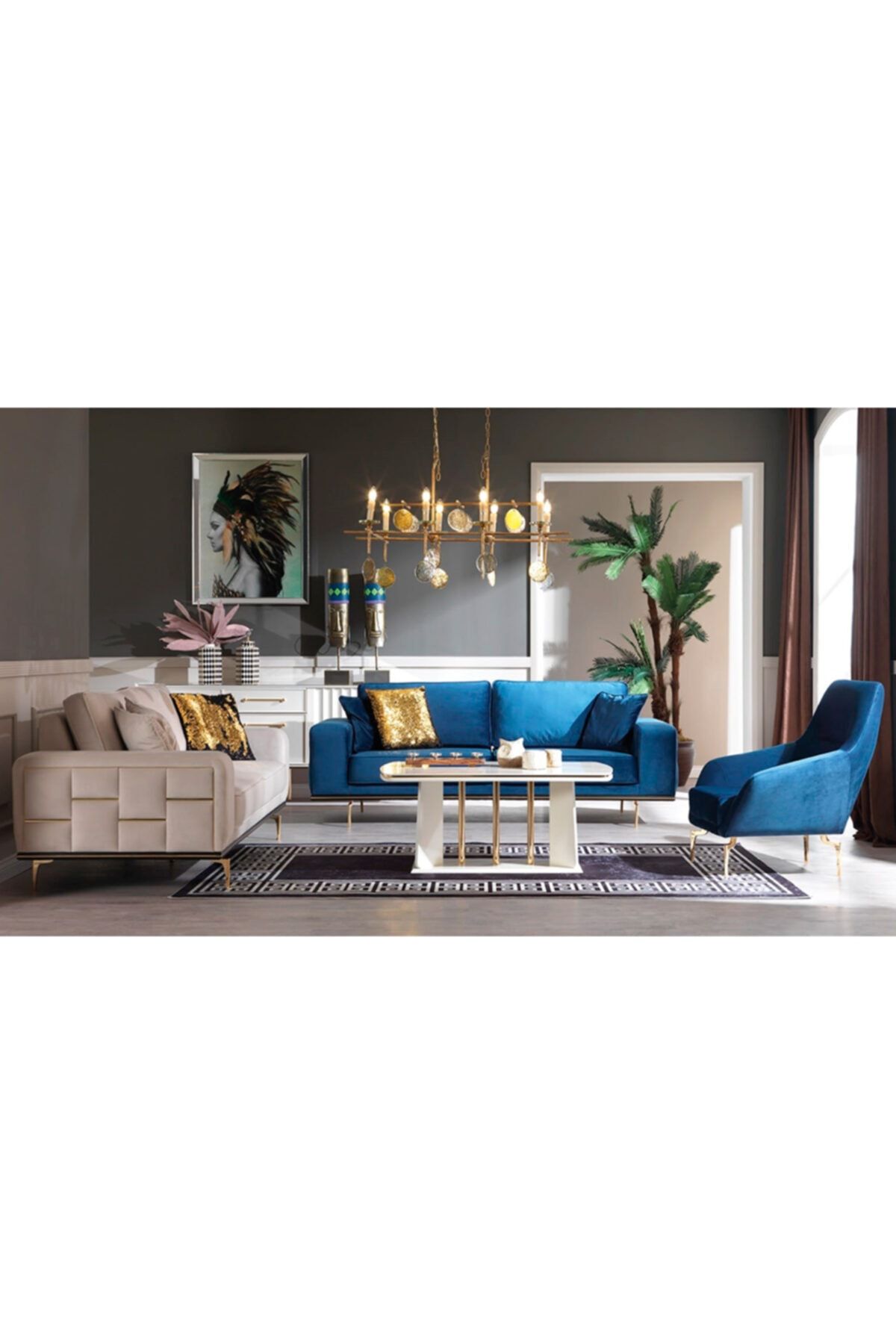 CaddeYıldız Arya Gold Salon Takımı