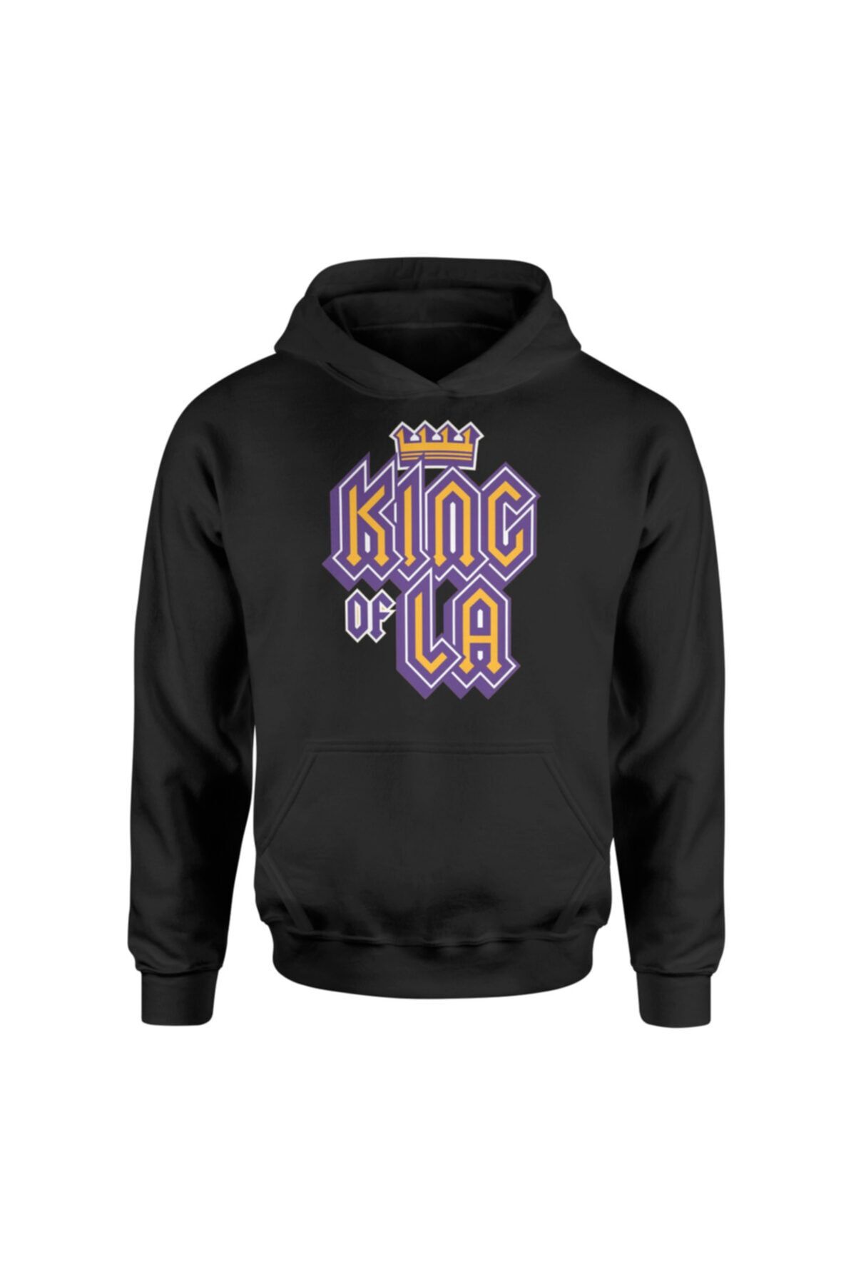 NSJ SPORTIVE King Of La Siyah Hoodie