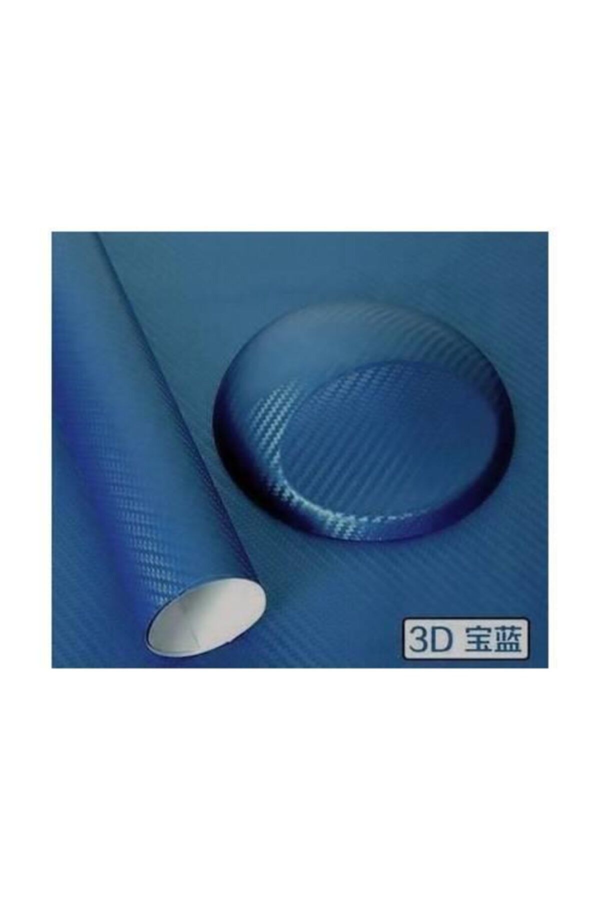 AUTOFOLYO Karbon Folyo Mavi 127 Cm X 6 Metre