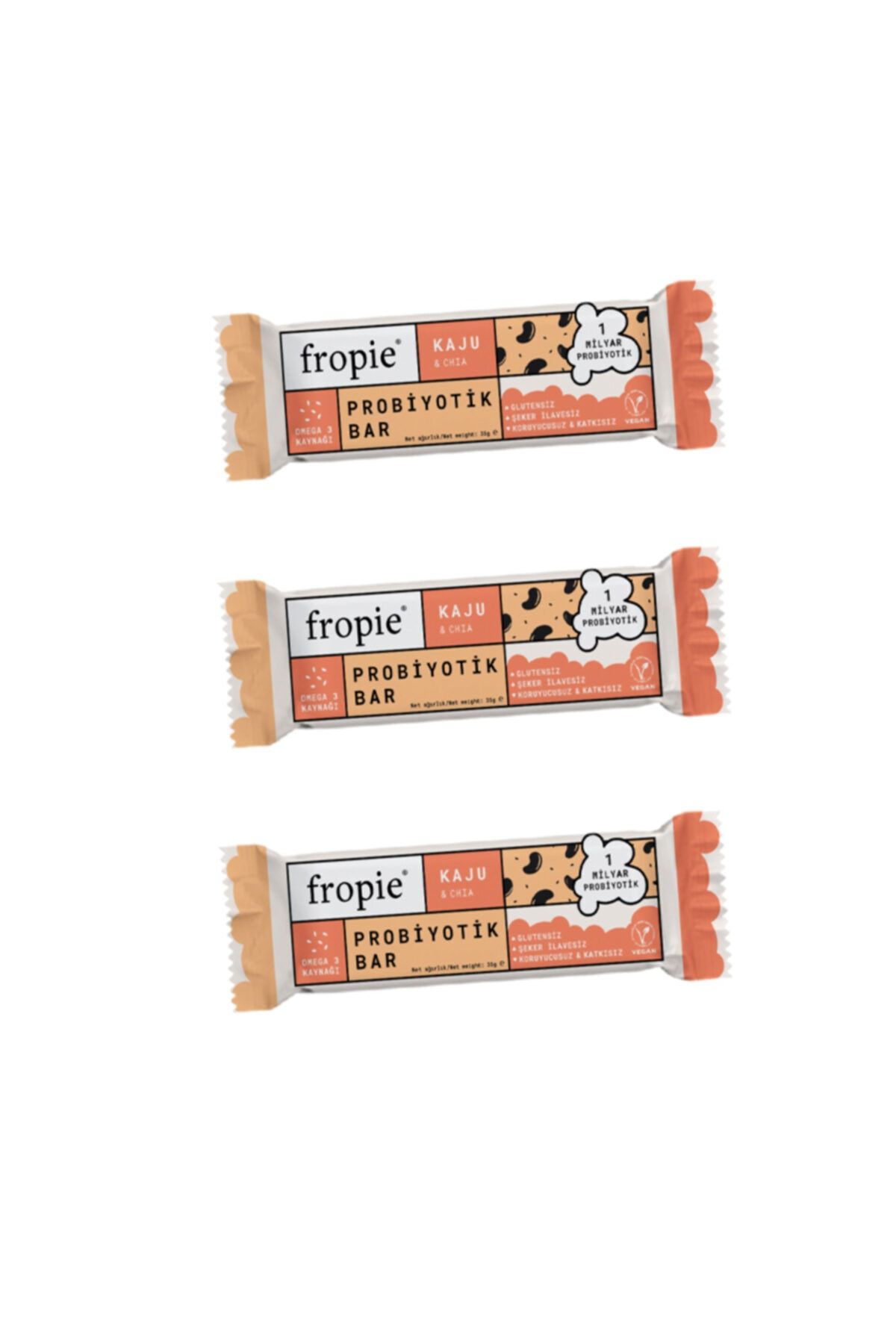FROPİE Kaju & Chia Probiyotik Bar 35 G X 3