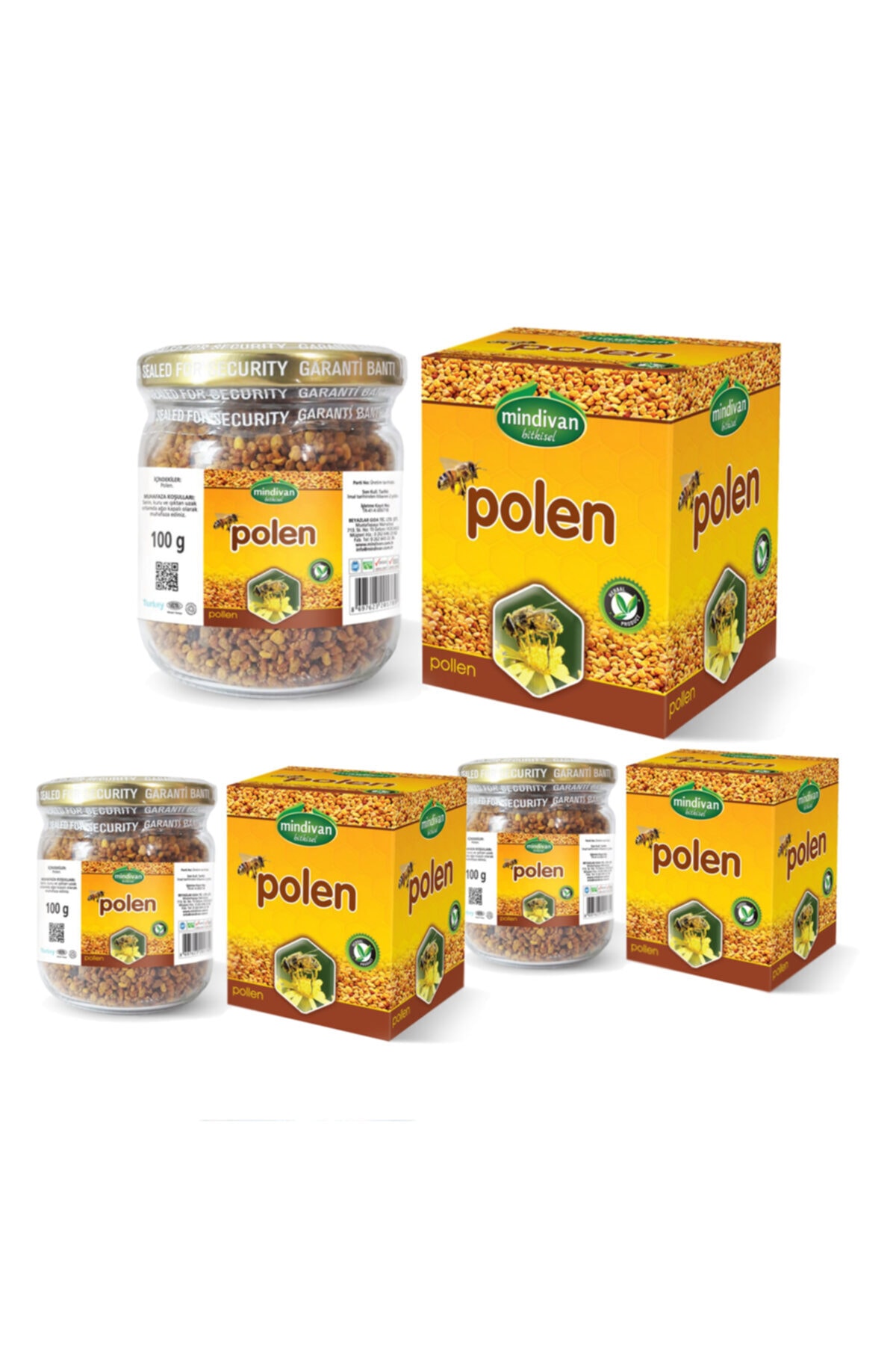 Mindivan Polen 100 G X 3 Adet