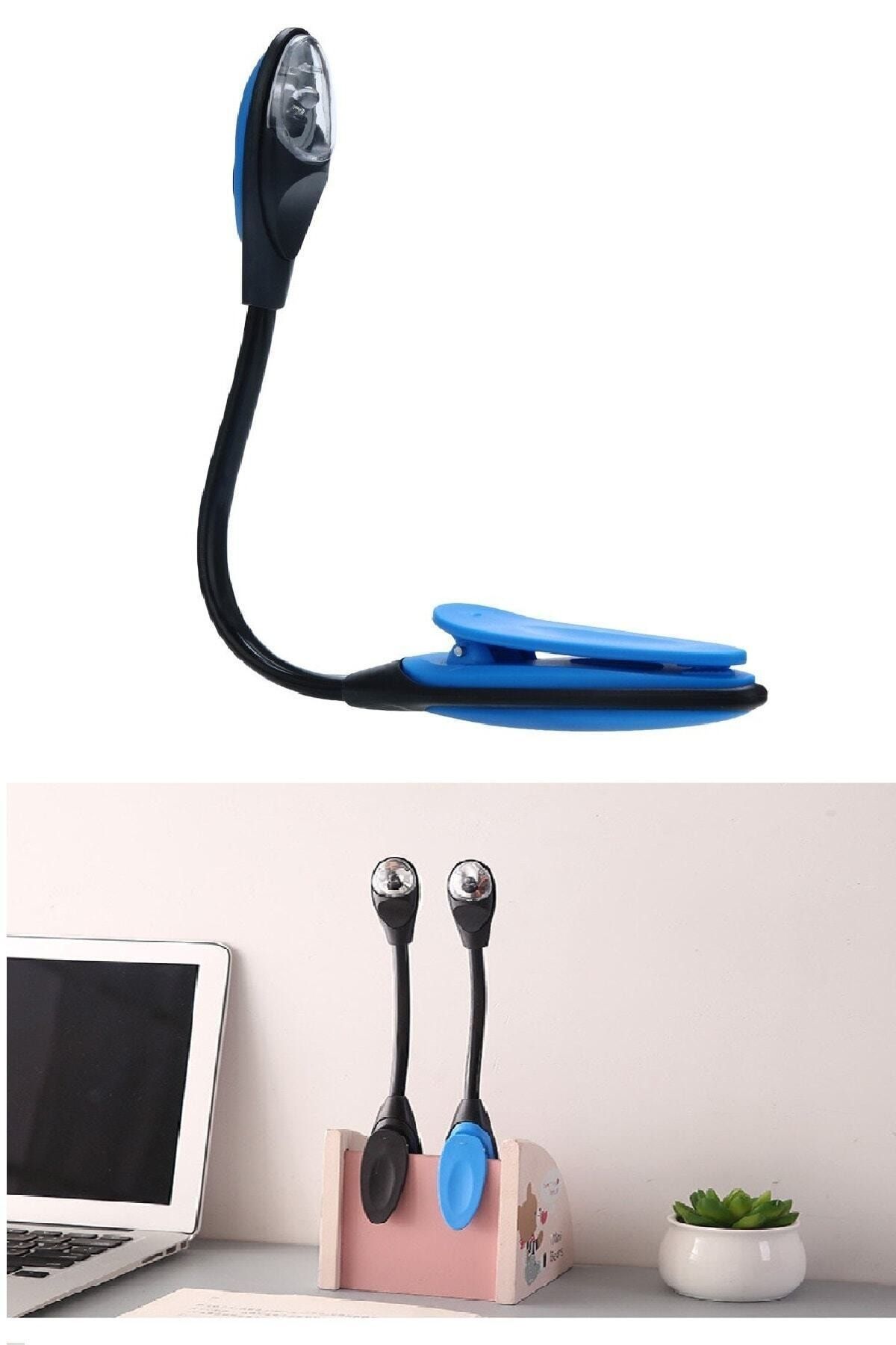 renn Kitap Okuma Işığı Led Booklight Kıskaçlı Pilli Model Led Işık