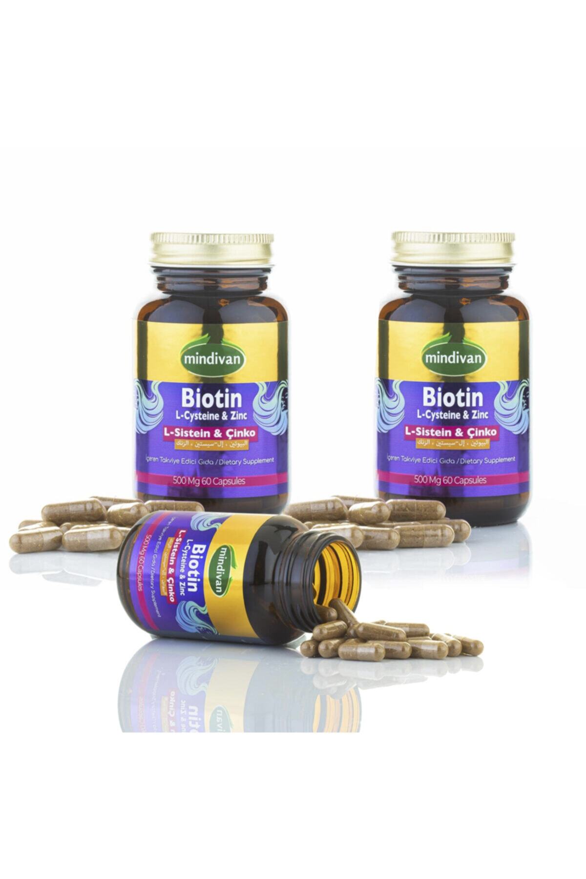 Mindivan Biotin&l-Sistein Ve Çinko X 3 Adet