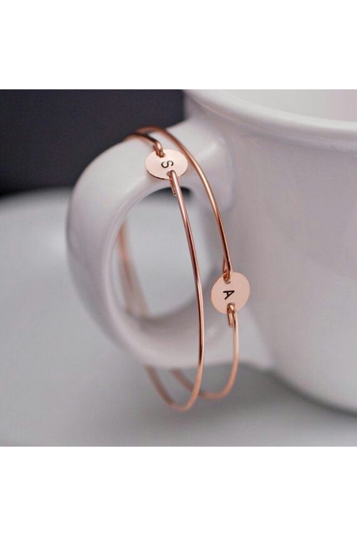 detaysilver Harfli Gümüş Bilezik