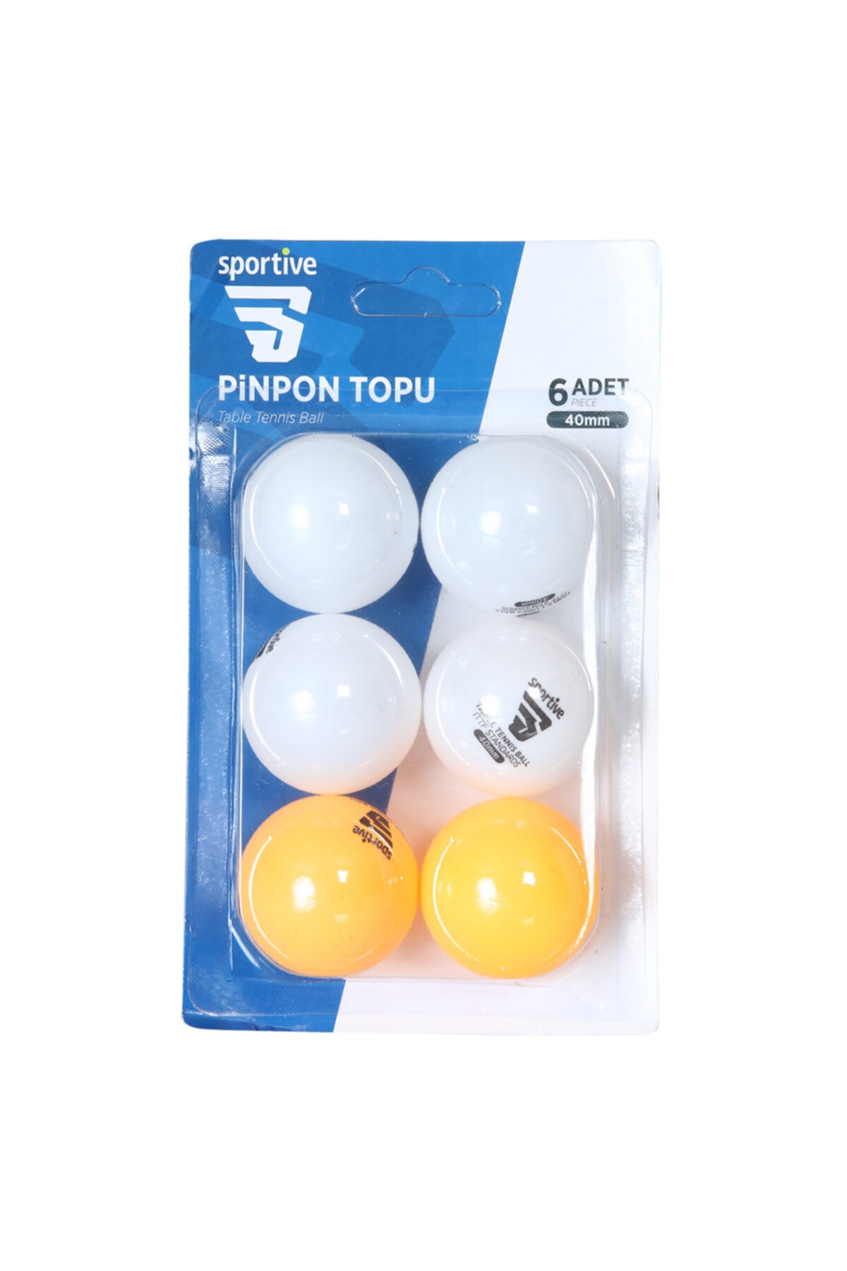 Sportive 6lı Pinpon Topu Spt-2910v