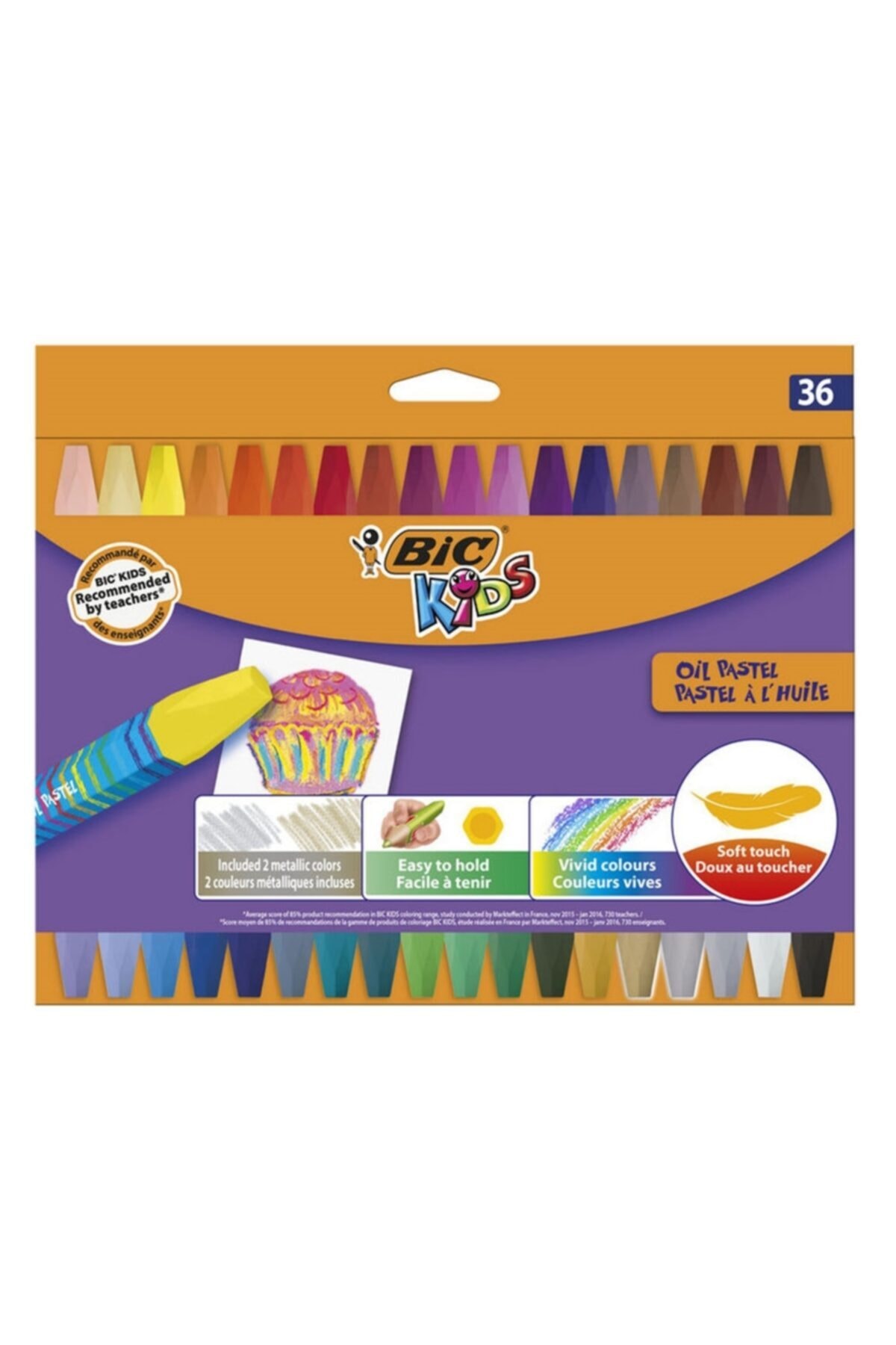 Bic Yağlı Pastel Boya 36 Renk