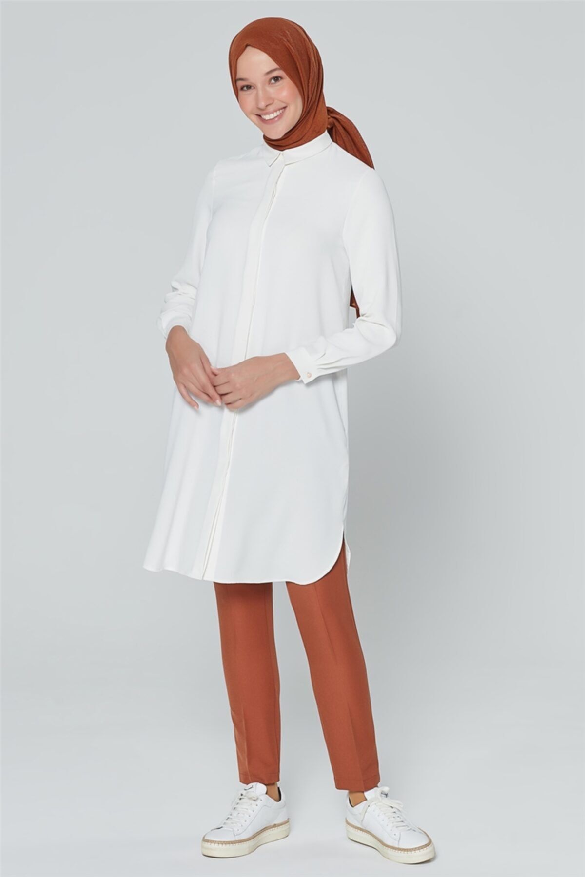 Armine Belli Pantolon 19ka2837 Kiremit