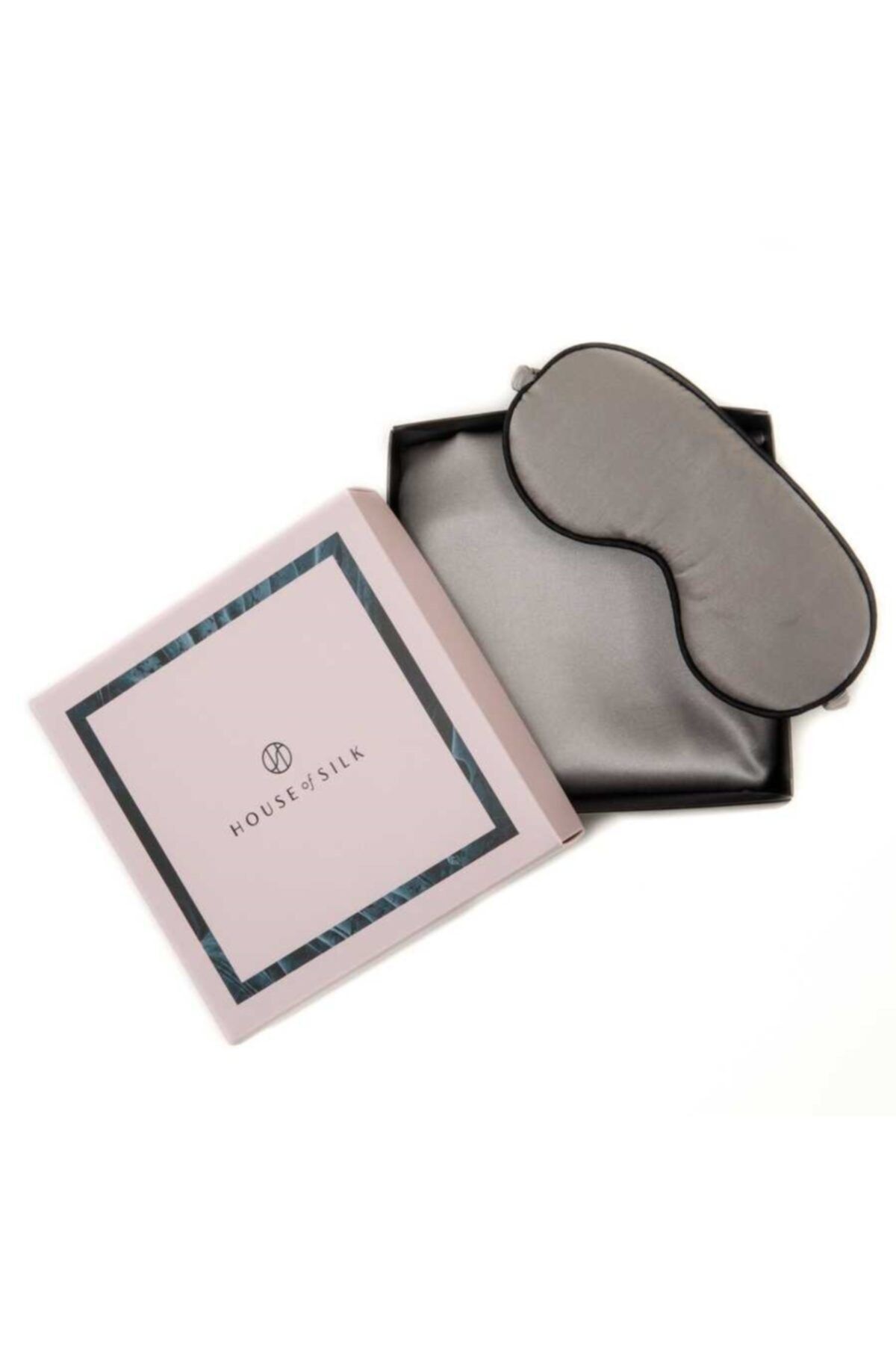 House of Silk Ipek Gümüş Uyku Maskesi & Yastık Kılıfı Seti