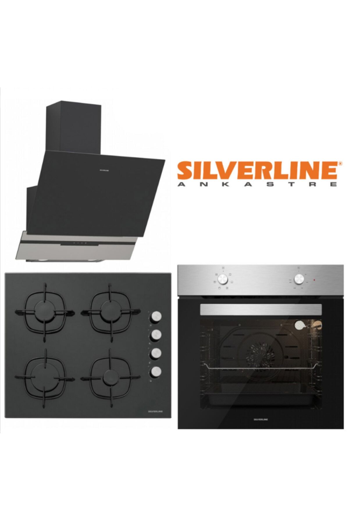 Silverline Sılverlıne Ankastre Set( Bo6501x01-cs5335b01-3450 Slım)