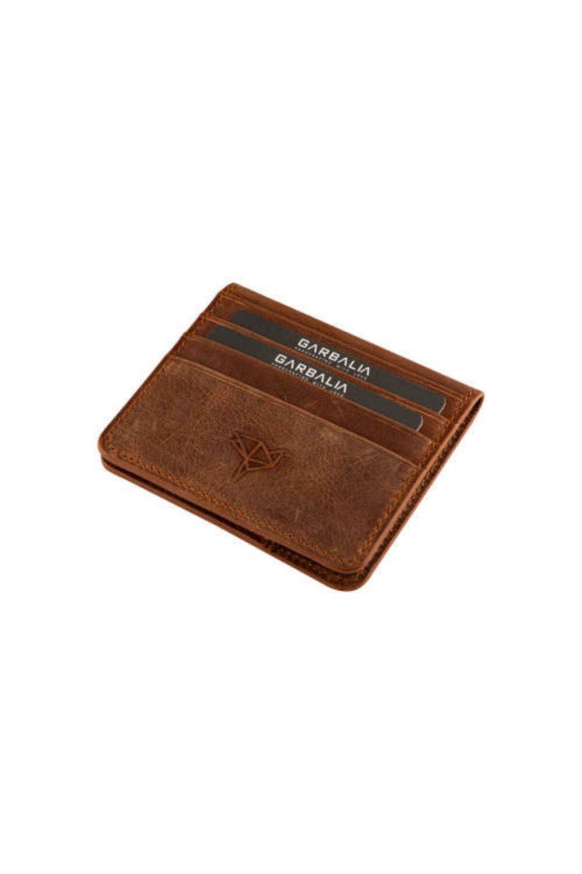 Garbalia % 100 Hakiki Vintage Deri Taba Kartlık Para Portföy