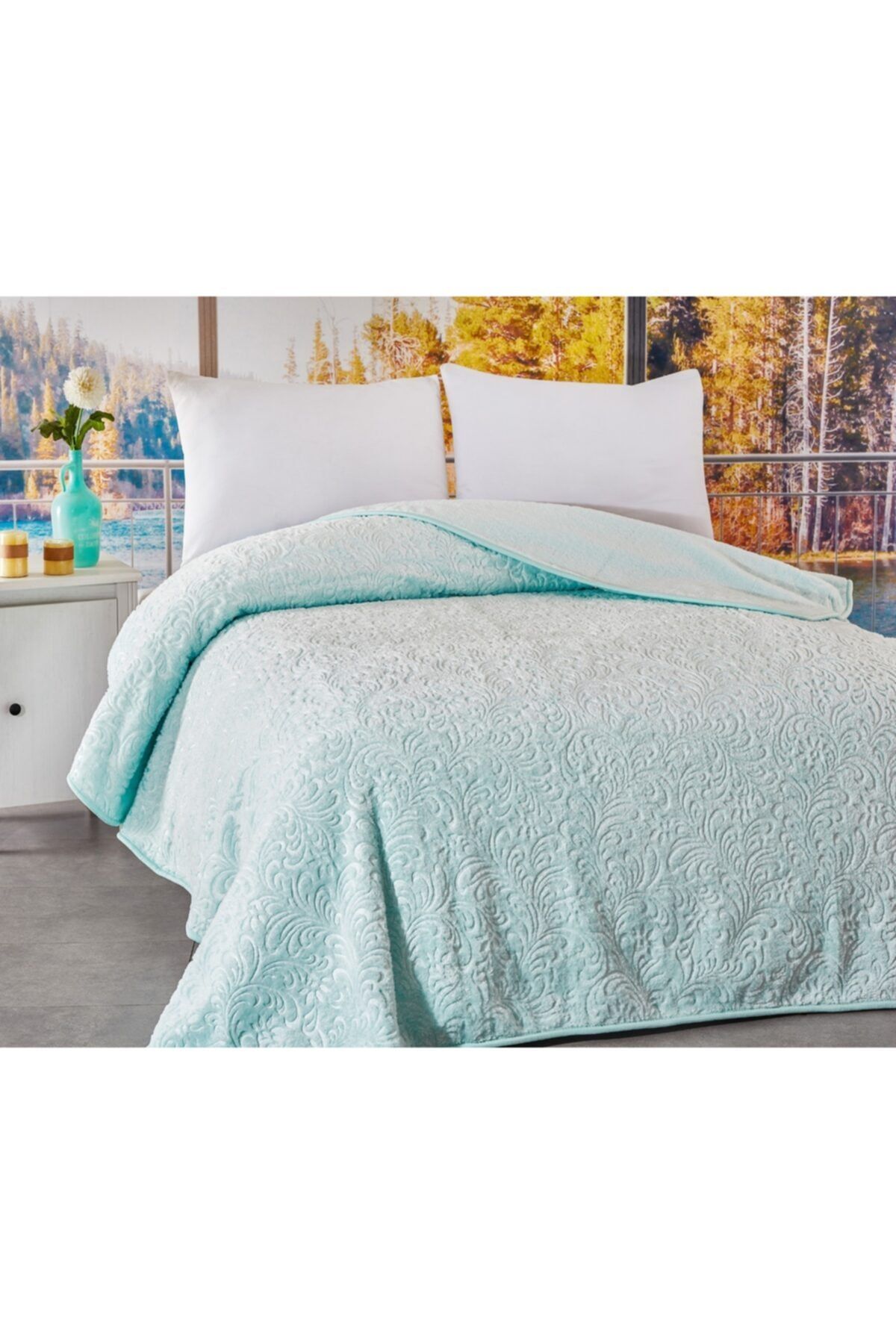 TY HOME COLLECTİON Jakarlı Embos Battaniye