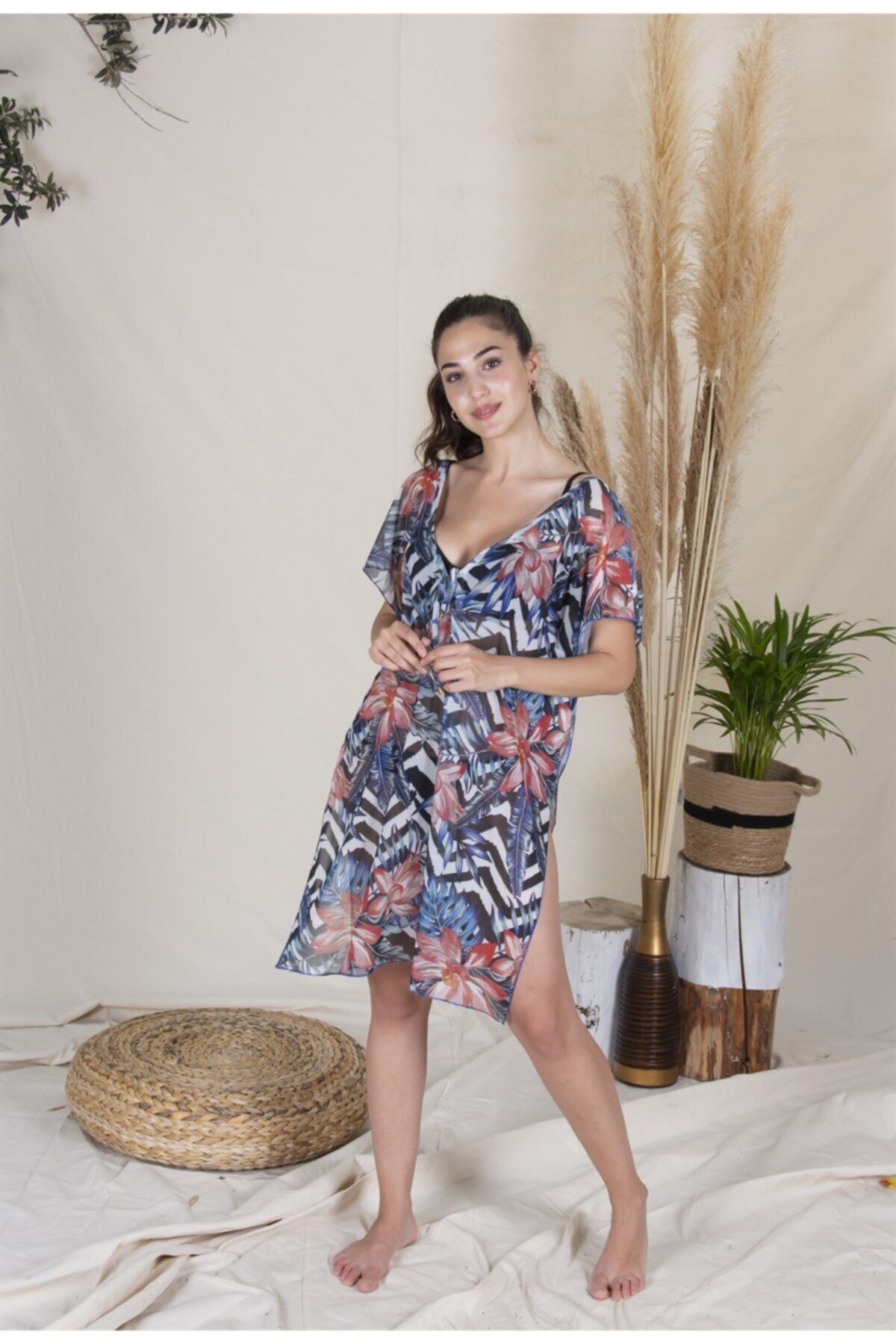 Bonitas Beachwear Mermaıd's Düz Pareo