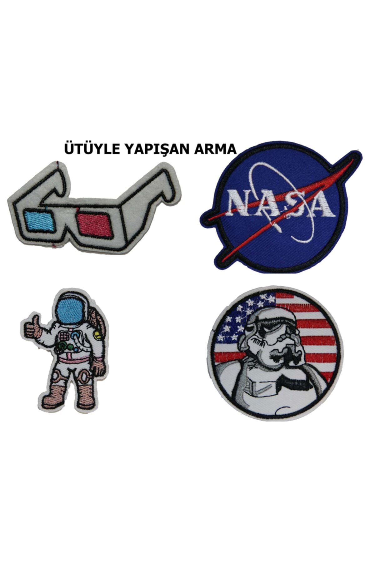 HALFART Nasa Uzay Serisi Patch Yama Arma Sticker