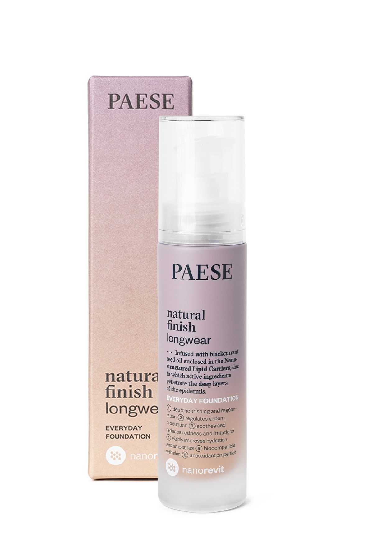 PAESE Fondöten - Nanorevit Natural Fınısh Long Found 05 Natural