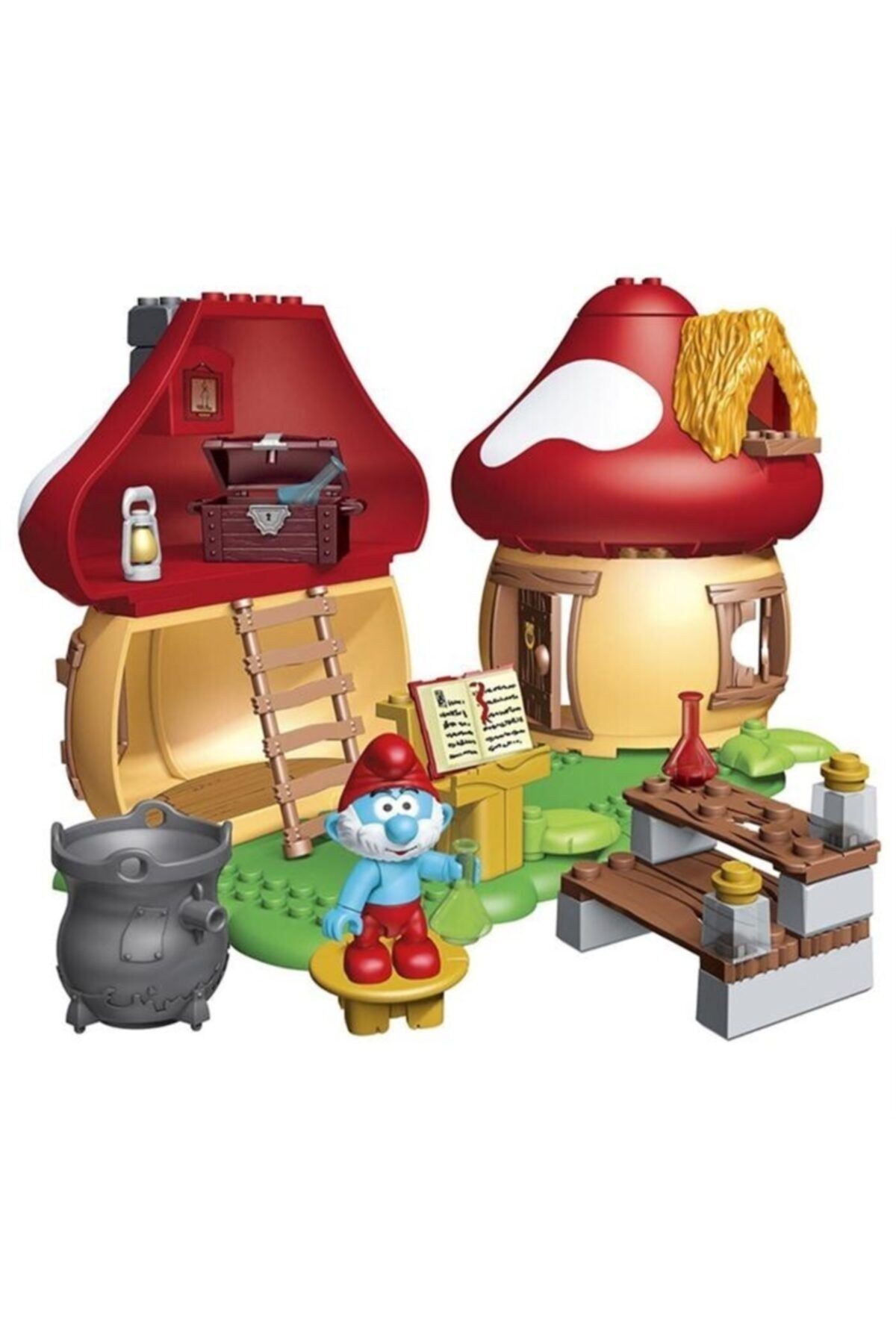 Mega Bloks Şirinler Şirin Baba Mantar Evi Oyun Set