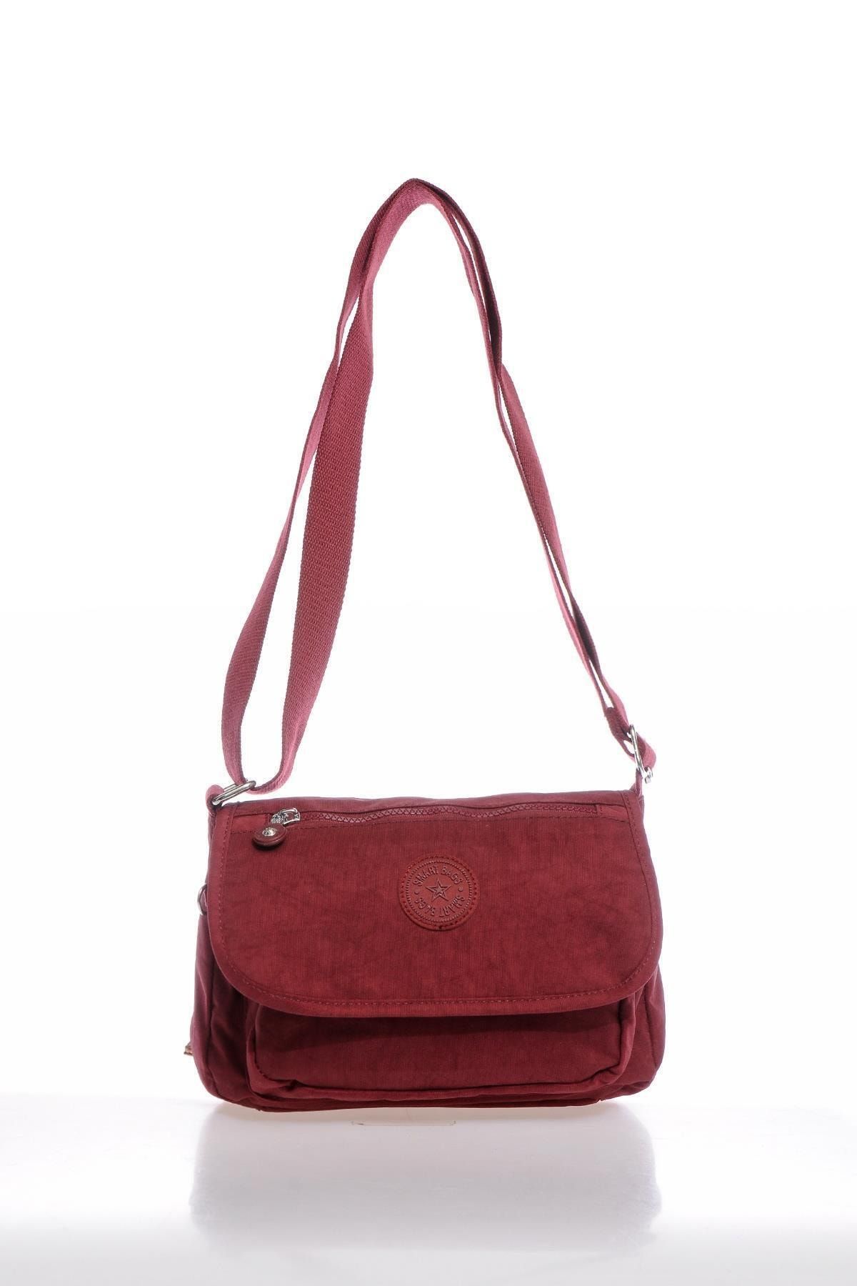SMART BAGS Smbky1148-0021 Bordo Kadın Çapraz Çanta