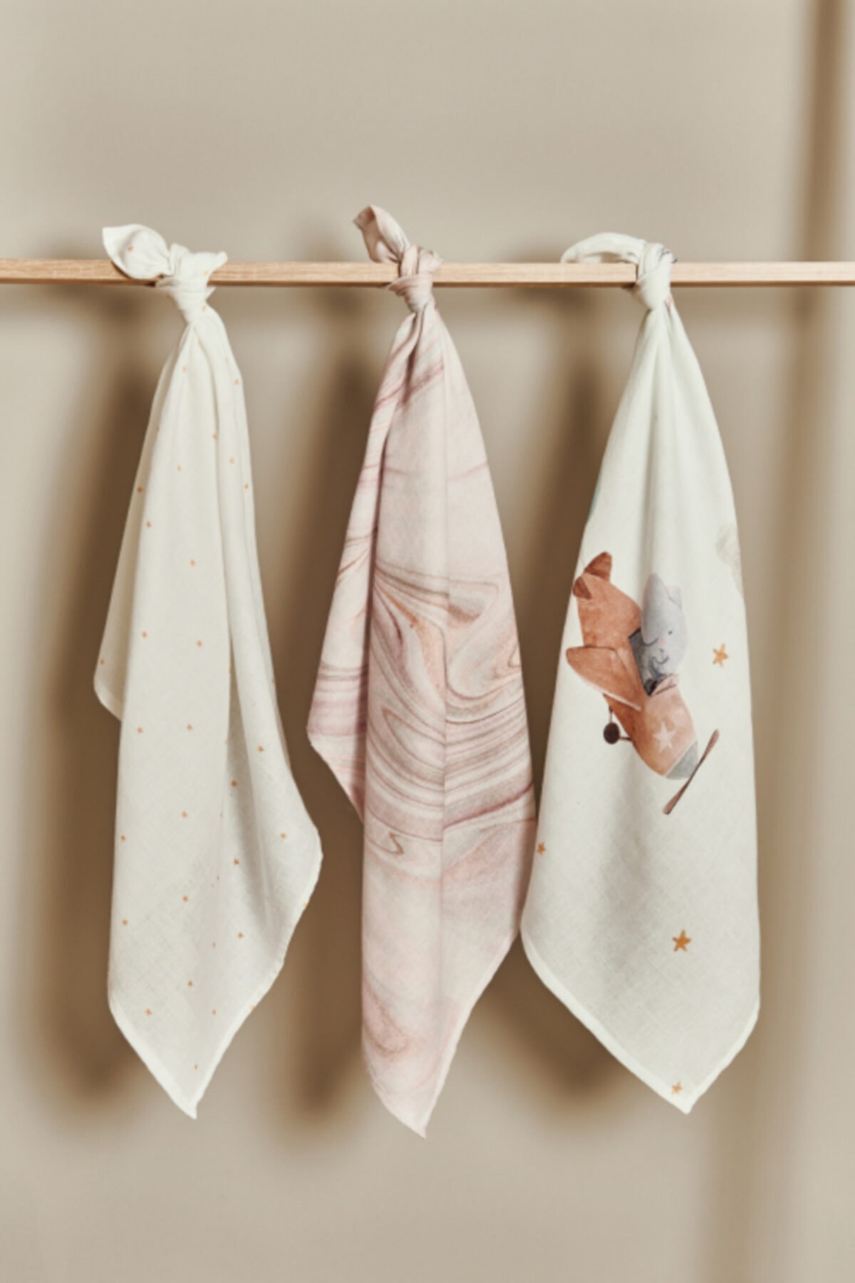 Casadora Baby Happy Tony 100% Pamuk Müslin Örtü Seti