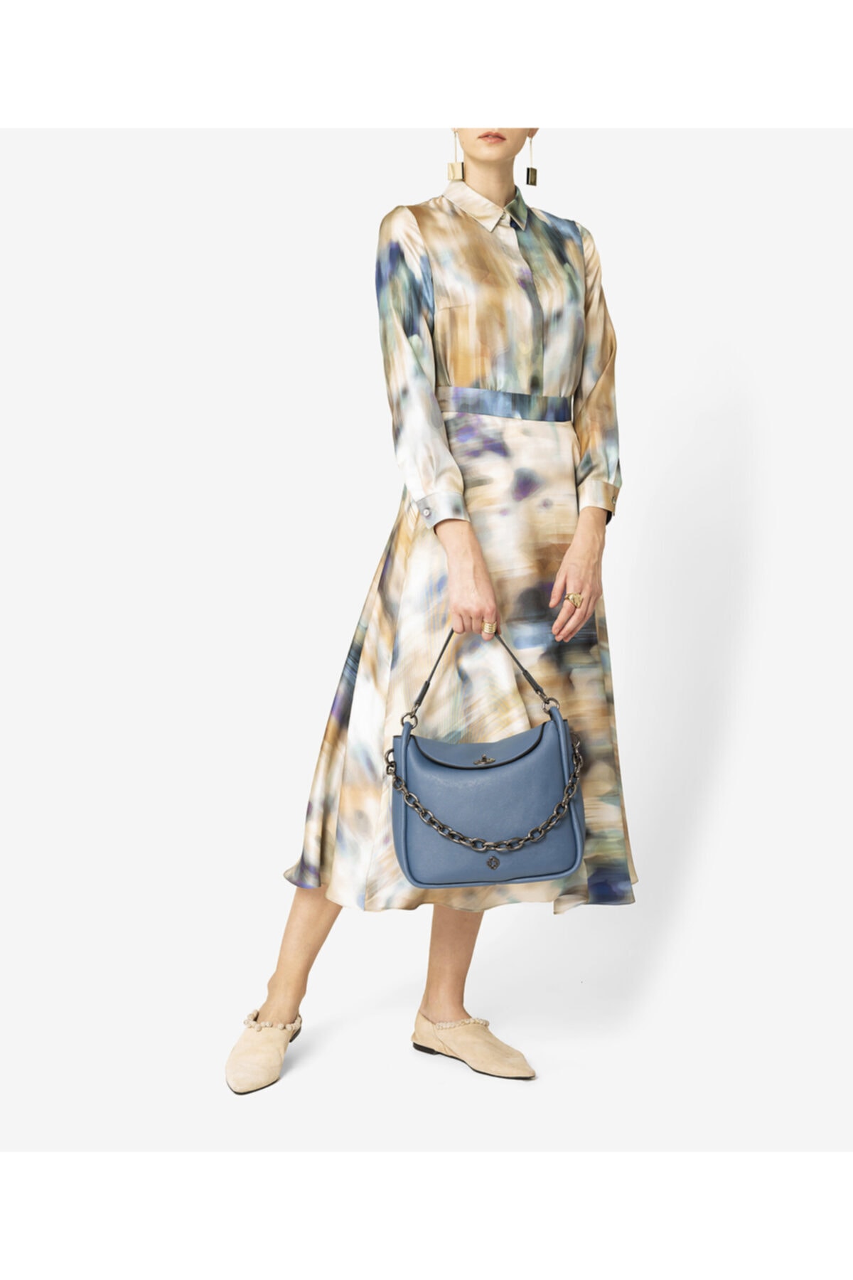 Aker Desenli Ipek Etek T12049284