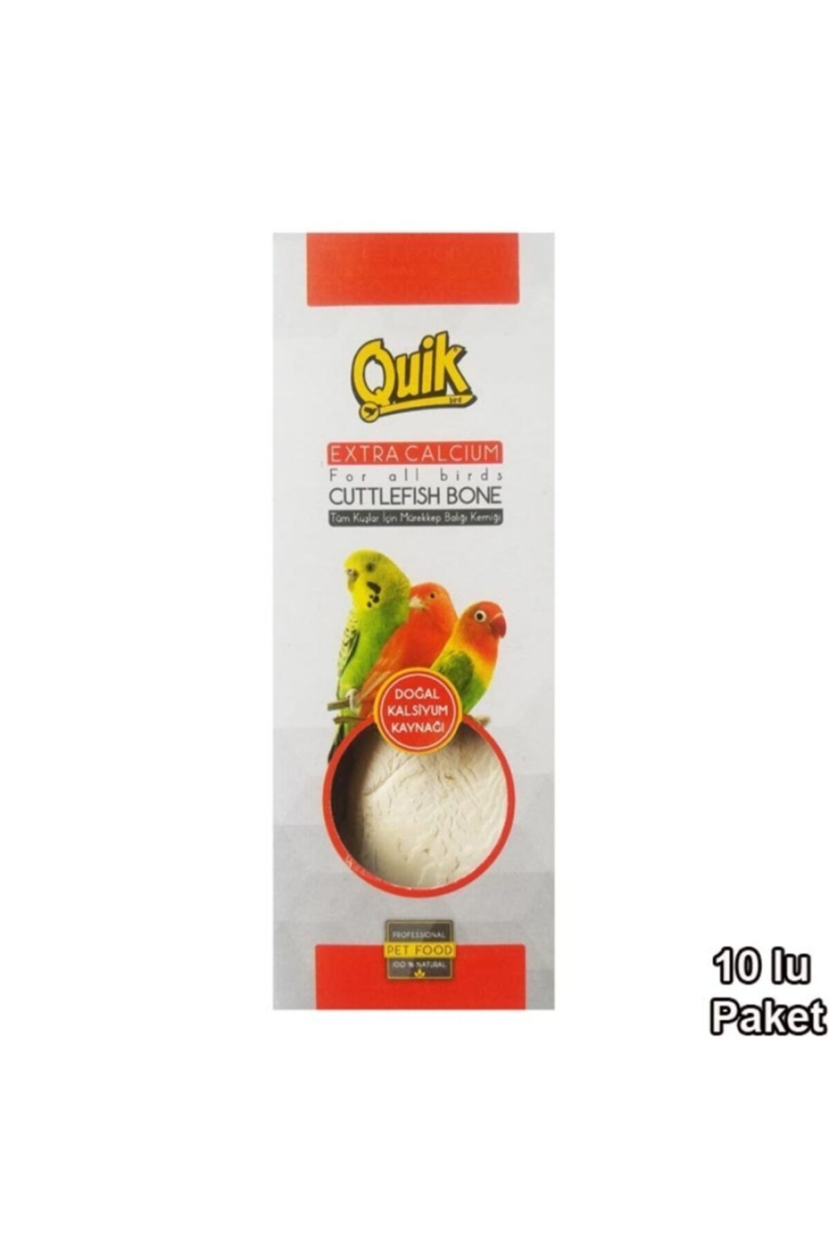Quik Mürekkep Balığı Kemiği Orta Boy 10 Paket